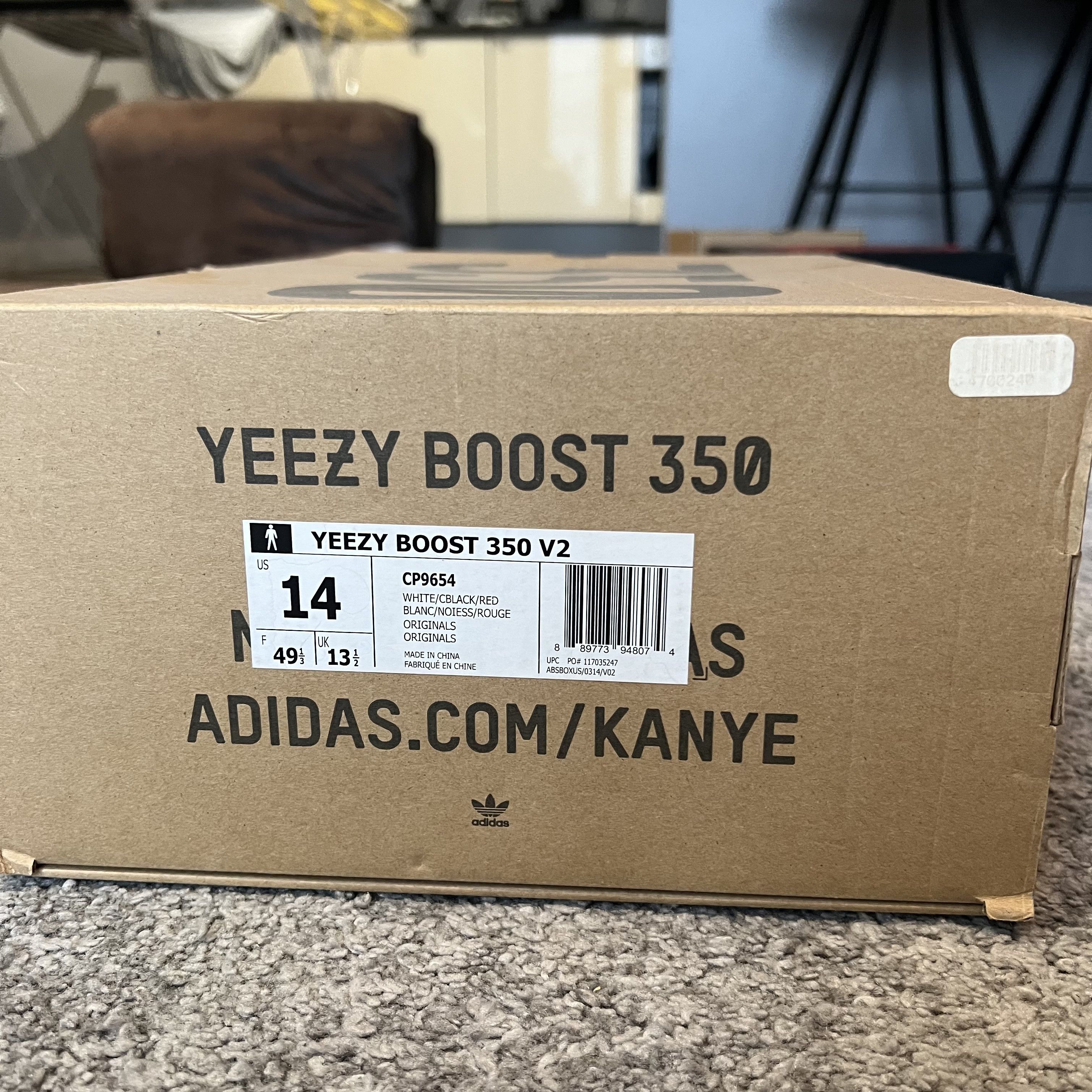 Adidas Yeezy Boost 350 V2 Zebra Size US 14 / EU 47 - 15 Thumbnail