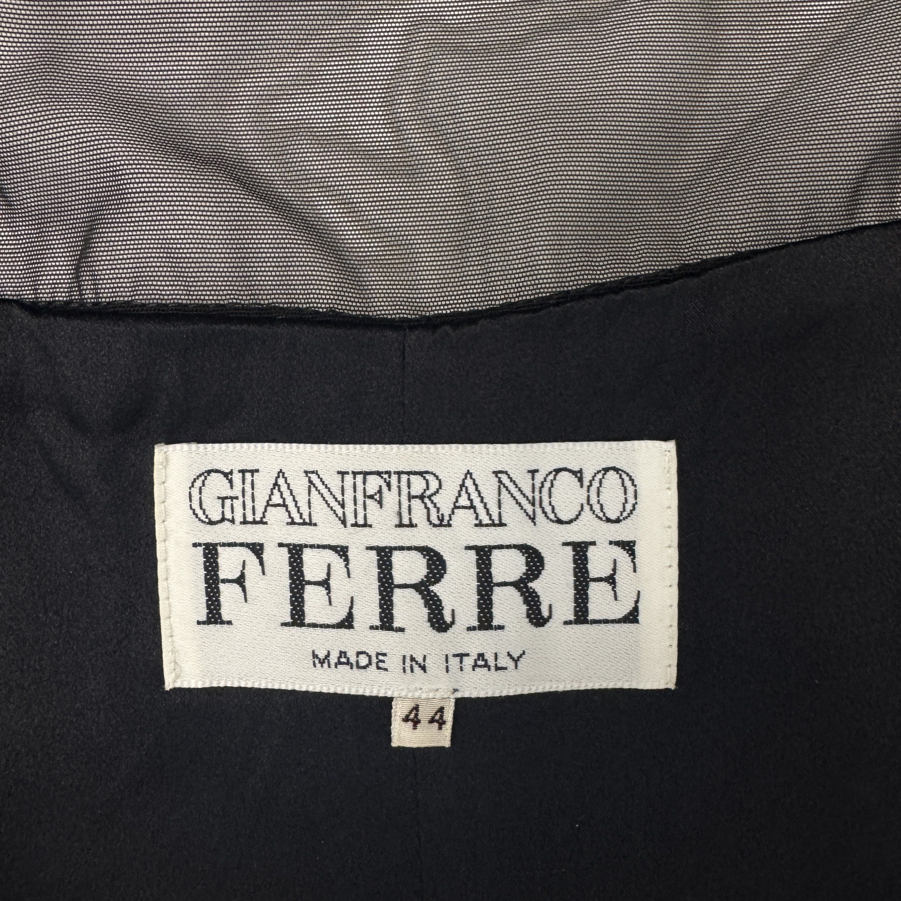 Gianfranco Ferre 90s Gianfranco Ferré Silk Blazer Size M / US 6-8 / IT 42-44 - 9 Thumbnail