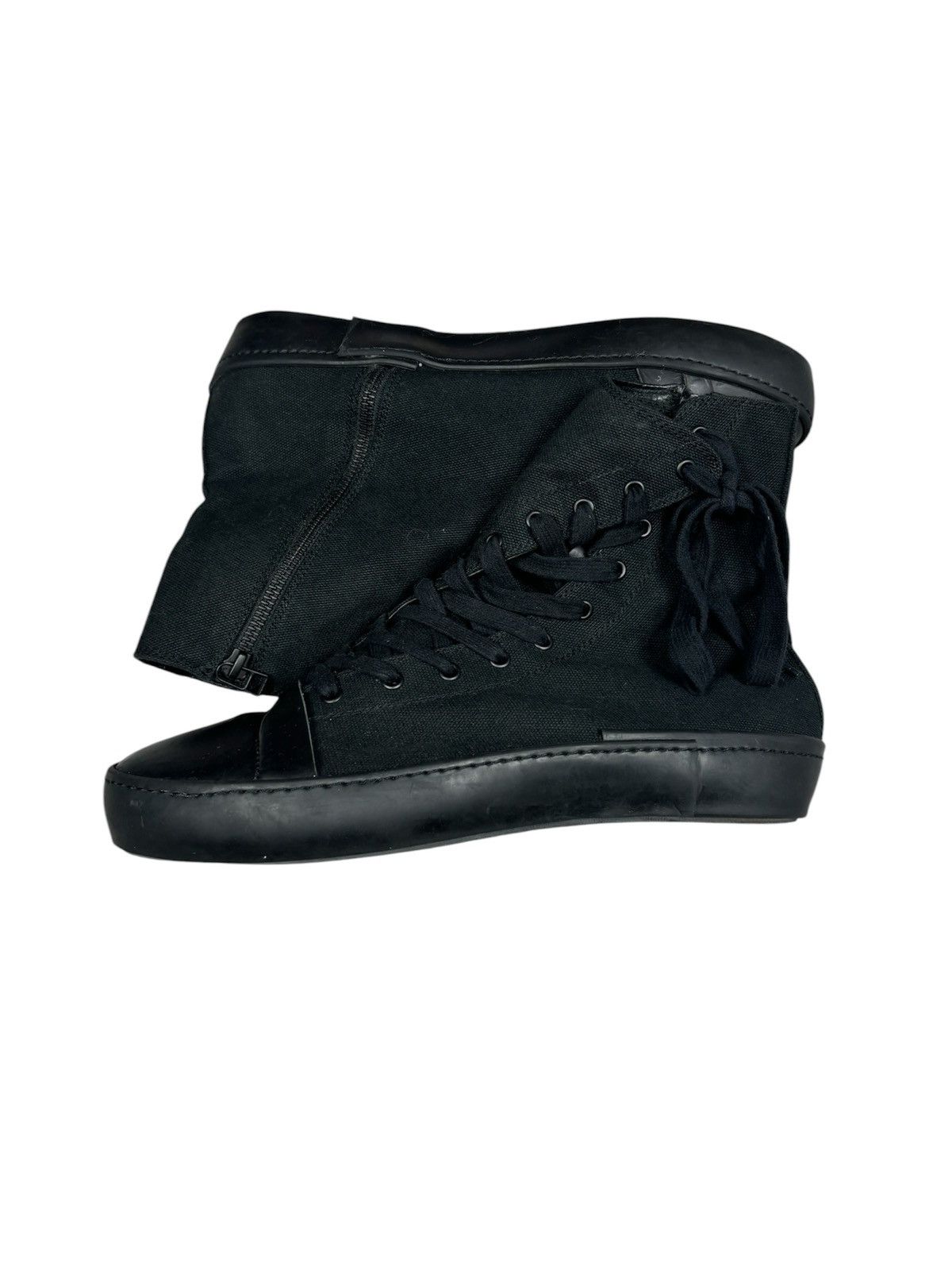 Yohji Yamamoto Yohji Yamamoto Pour Homme Highcut Sneakers Size US 8.5 / EU 41-42 - 2 Thumbnail