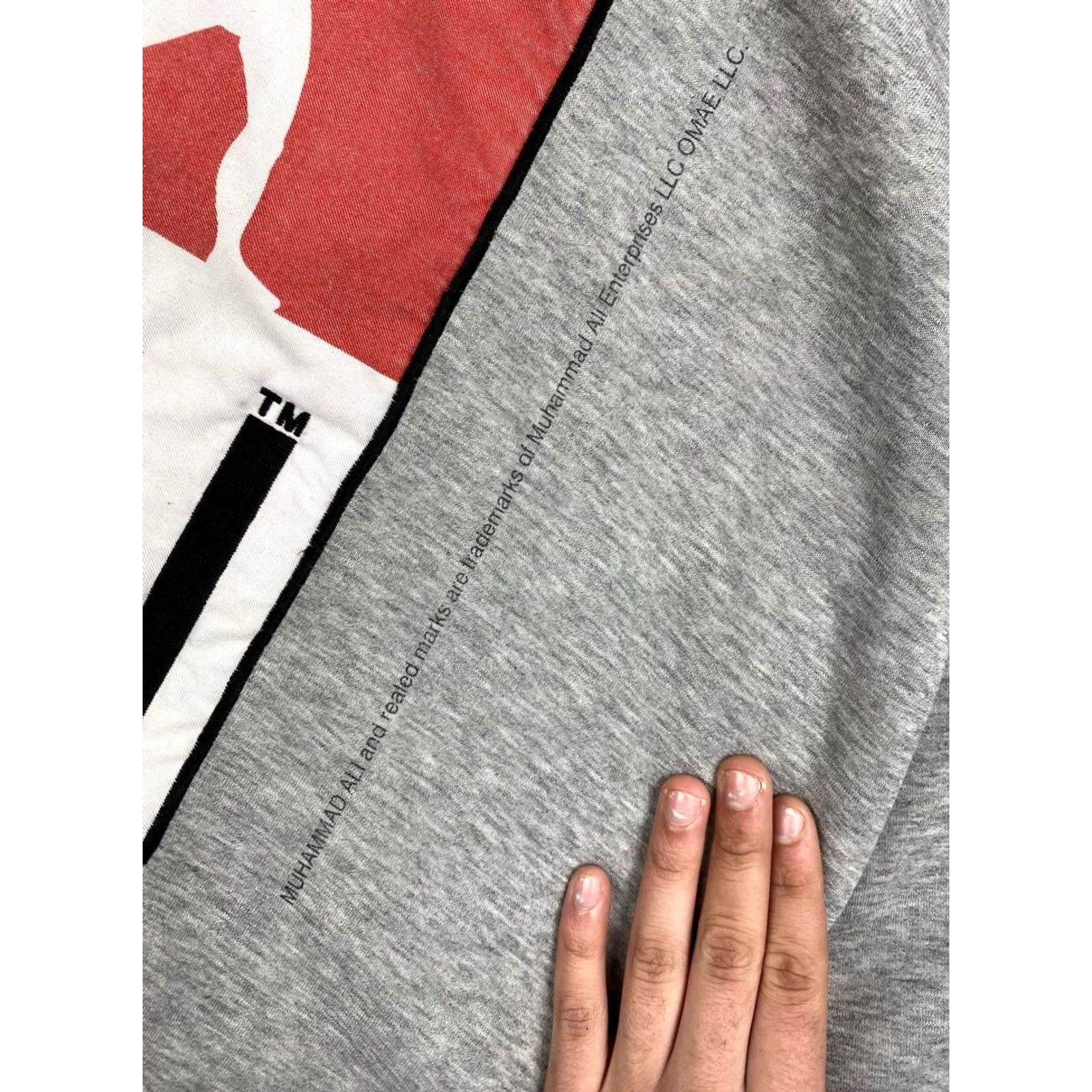 Dolce & Gabbana VINTAGE Dolce&Gabbana Muhammed Ali Big Logo 90s Hoodie Men L Gray Shirt Hoodie 90s Mens Size US L / EU 52-54 / 3 - 4 Thumbnail