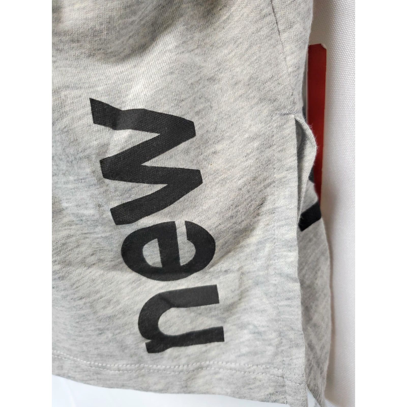 New Balance Womens New Balance WT91153 Grey Heathertech Crop Top Hooded Short Sleeve Athletic Shirt Size S / US 4 / IT 40 - 2 Thumbnail