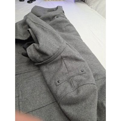 Black Rivet BLACK RIVET MENS XL GRAY MOTORCYCLE heavy JACKET removable h Size US XL / EU 56 / 4 - 5 Thumbnail
