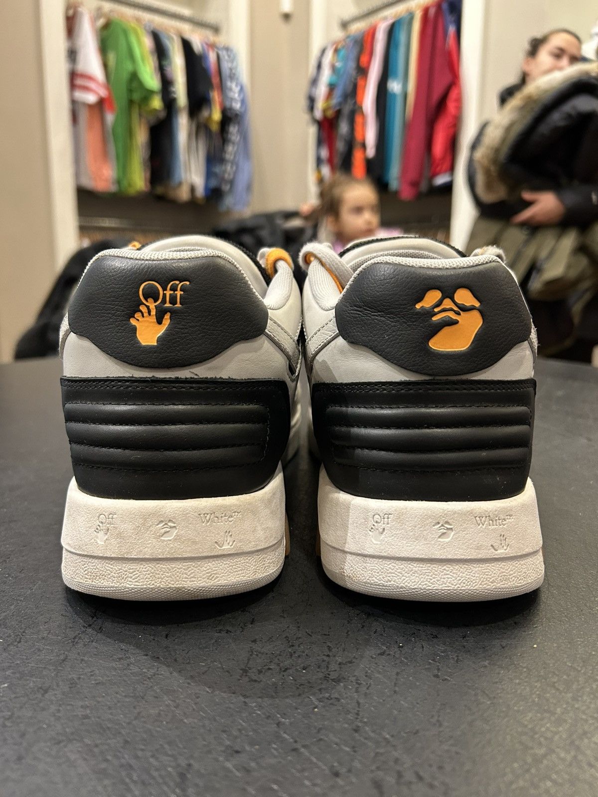 Off-White Off White Out Of Office ‘Black Grey’ Size US 10 / EU 43 - 5 Thumbnail