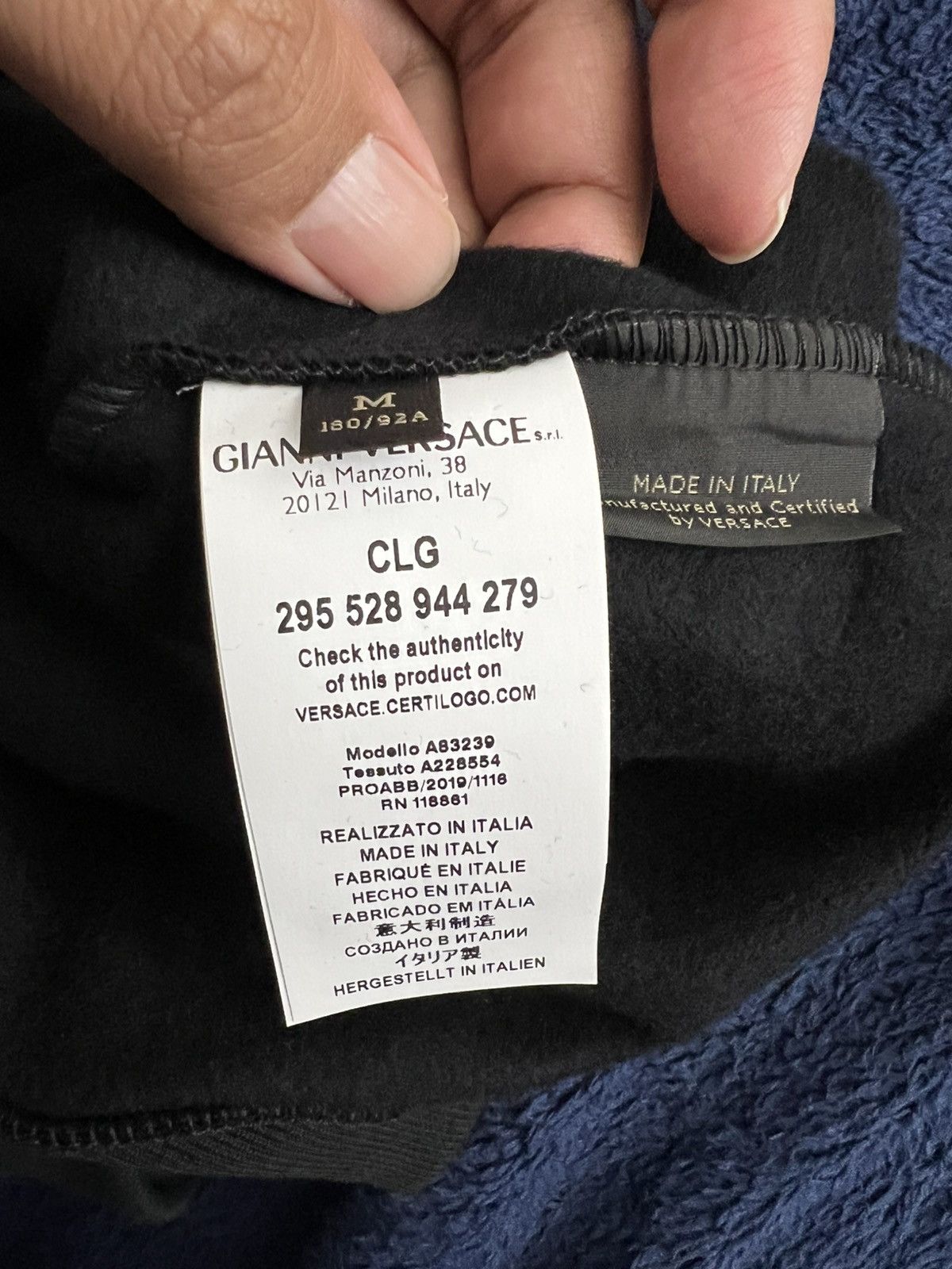 Kith × Versace Kith × Versace Greek Key Hoodie Size US M / EU 48-50 / 2 - 15 Thumbnail