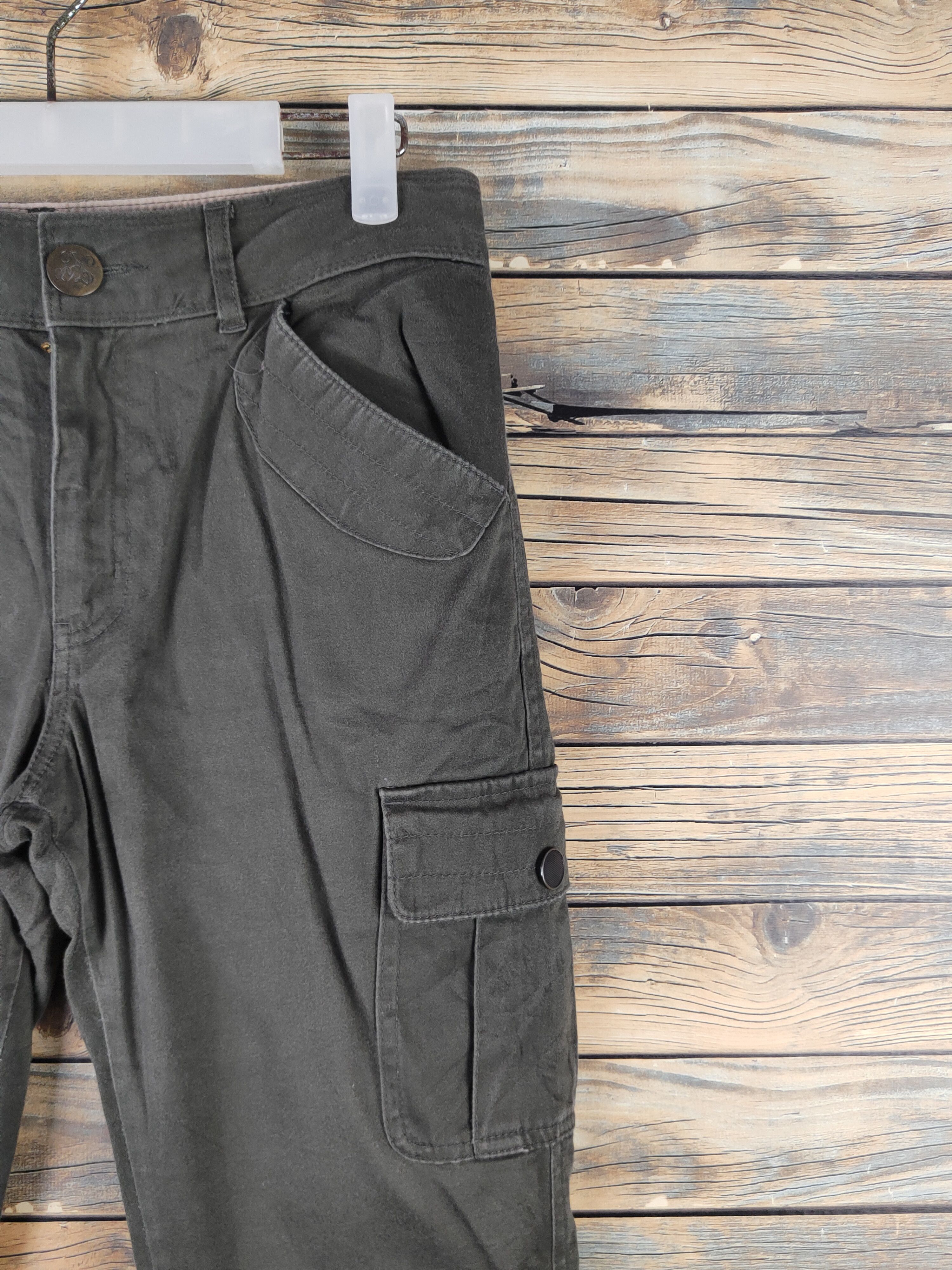 Japanese Brand DL Japanese Brand Dark Olive Multipocket Cargo Pants #2334 Size 28" / US 6 / IT 42 - 5 Thumbnail