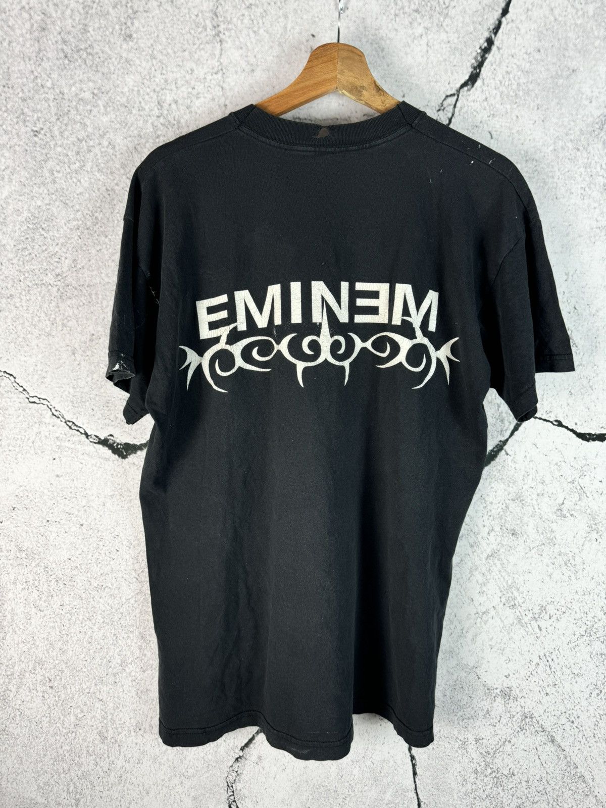 Rap Tees Vintage 2000s Eminem Fuck You Rare Thrashed Tee tshirt Size US L / EU 52-54 / 3 - 2 Thumbnail
