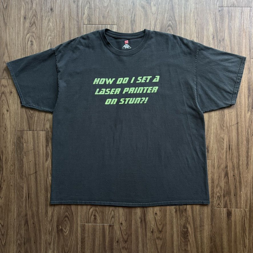 Vintage “Set to Stun” Laser Printer Tee Size US XXL / EU 58 / 5 - 1 Thumbnail