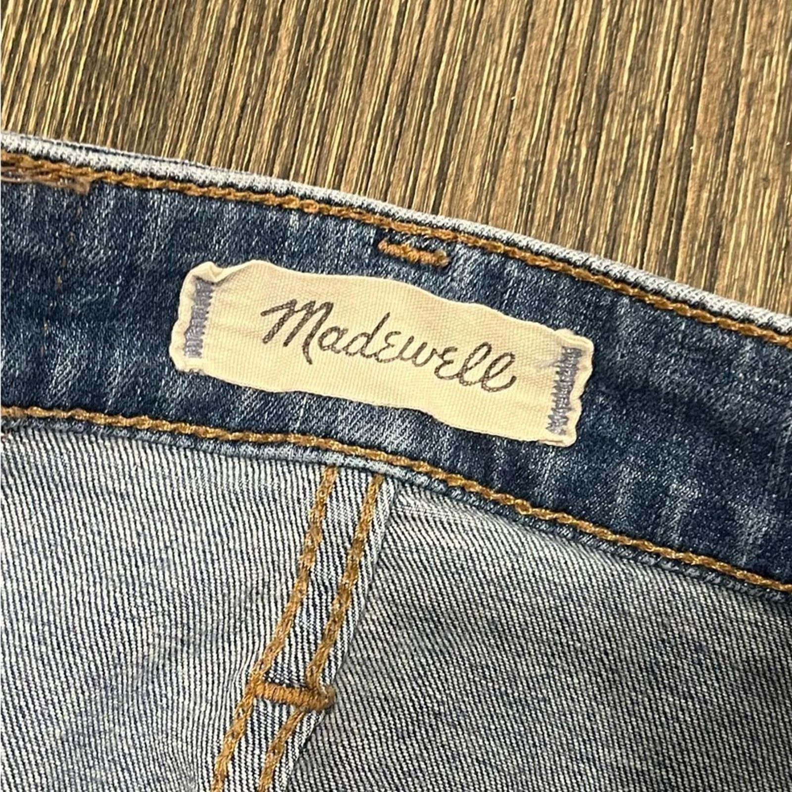 Madewell Madewell Mid Rise Ripped Knee Distressed Skinny Jean Size 25 Size 25" / US 0 / IT 36 - 8 Thumbnail