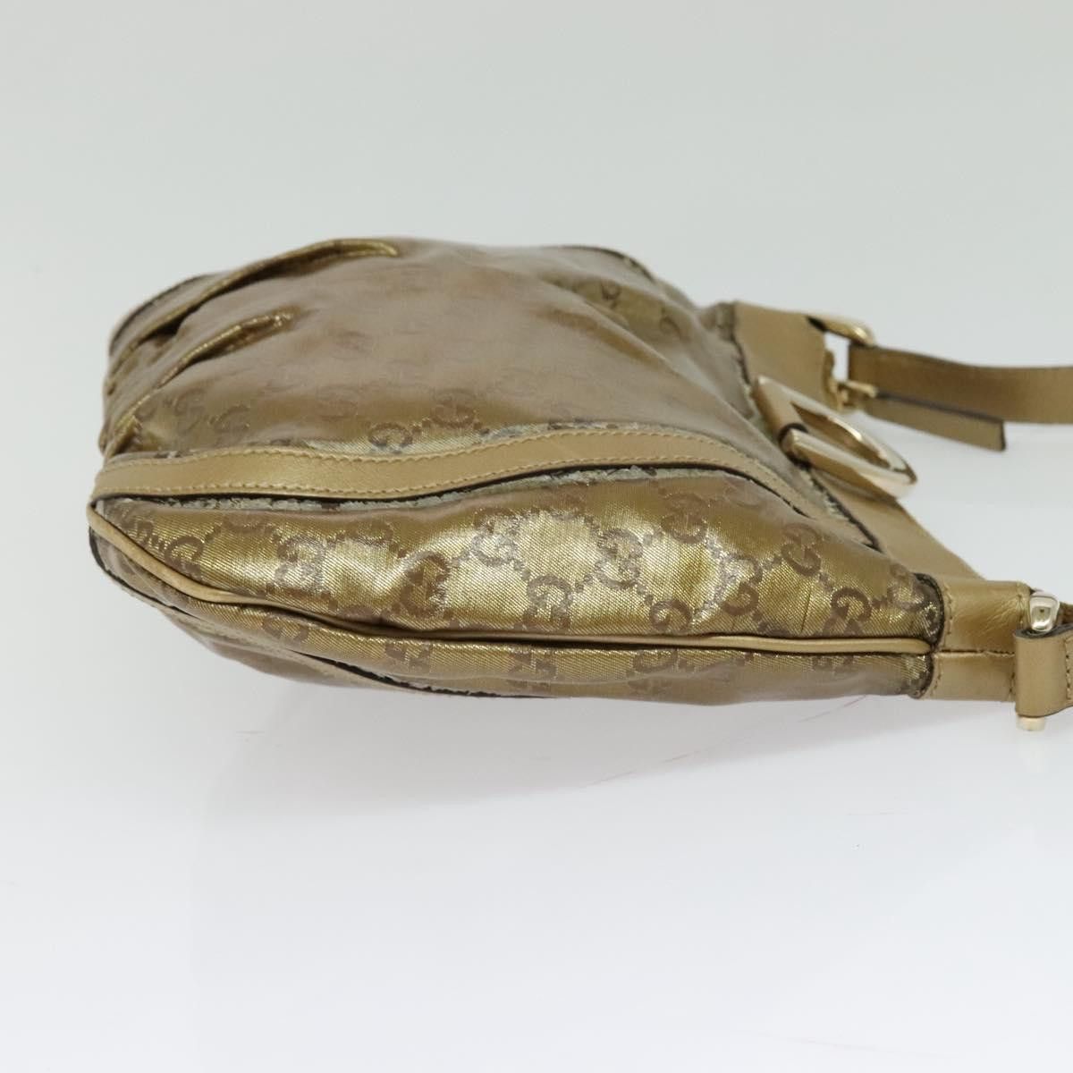 Gucci GUCCI GG Crystal Shoulder Bag Gold Size ONE SIZE - 5 Thumbnail