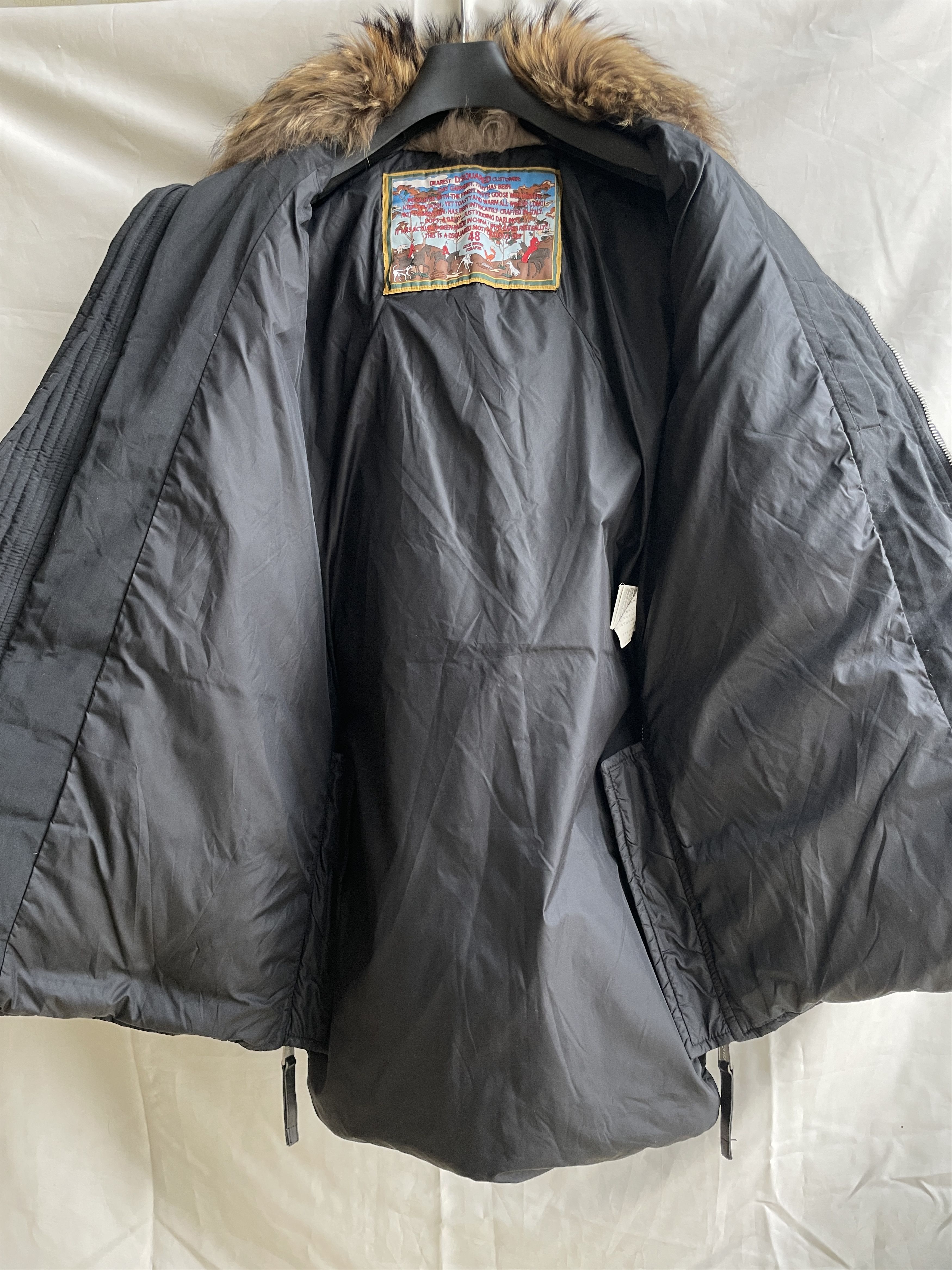 Dsquared2 Dsquared2 Vintage Racoon Fur Heavy Down Parka Size US M / EU 48-50 / 2 - 3 Thumbnail