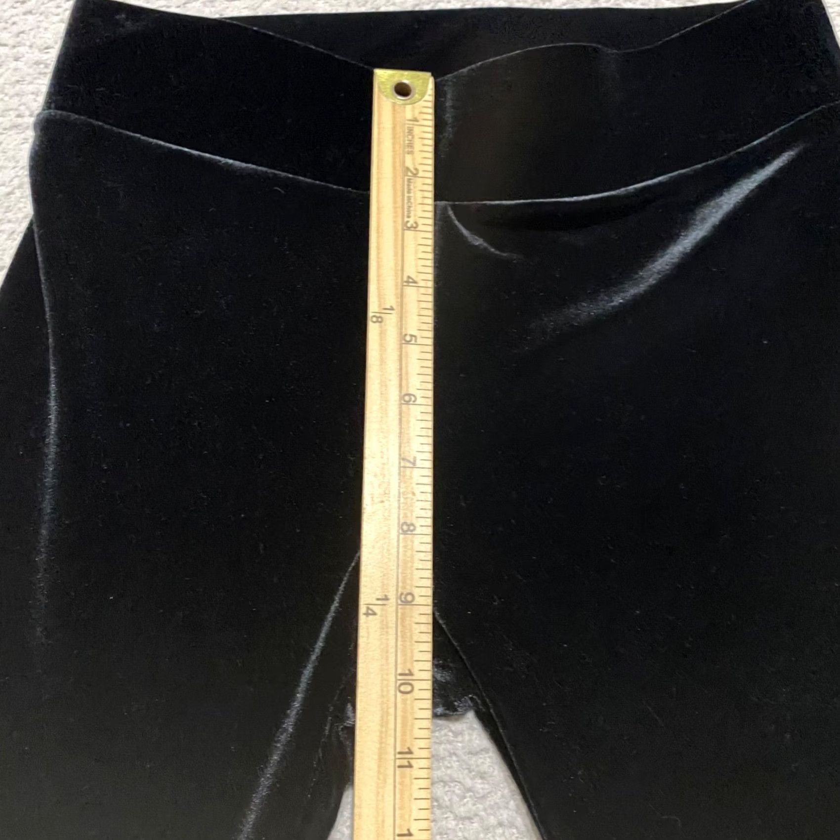 J.Crew J. Crew Pants Mens Small Black Velour Skinny Pull On Mid Rise Dark Wash Size 28" / US 6 / IT 42 - 7 Thumbnail