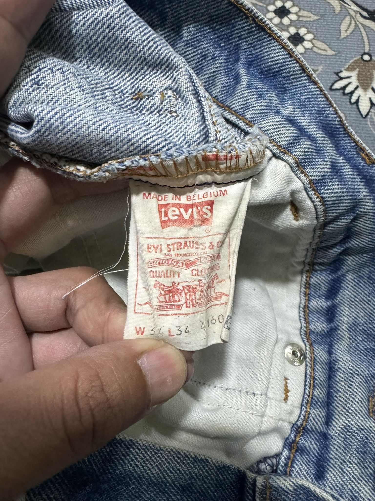 Beauty Beast × Levi's Vintage Levis Custom Distressed Style Jeans Size US 34 / EU 50 - 10 Thumbnail