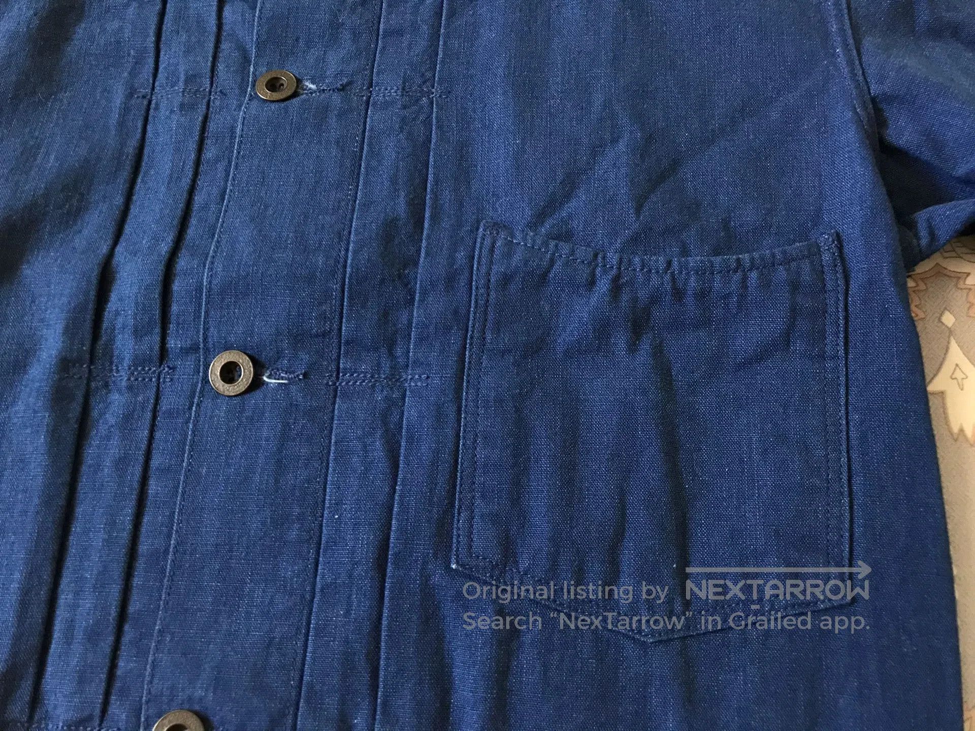 Stevenson Overall Co. Stevenson Overall Indigo Work Jacket. Size US M / EU 48-50 / 2 - 5 Thumbnail