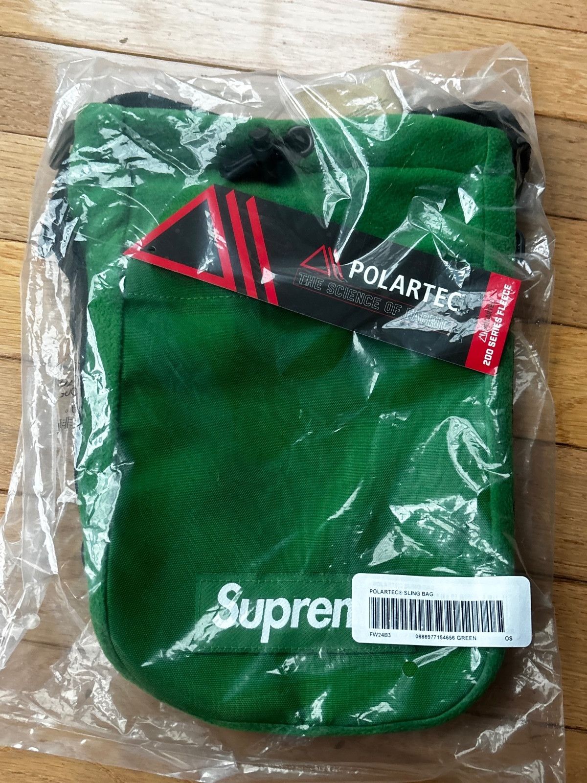 Supreme Supreme Polartec Sling Bag Green FW24B3 | Grailed