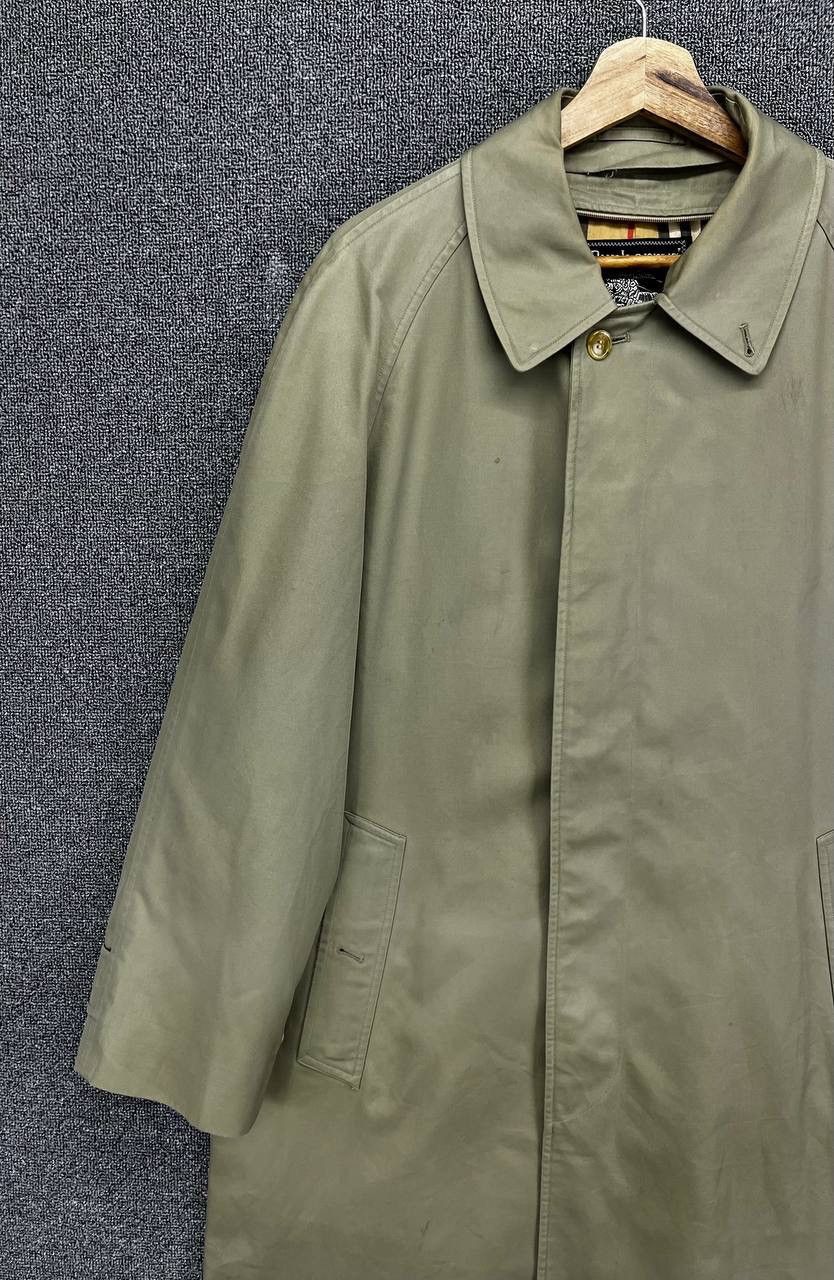 Burberry Vintage Burberry Nova Check Trench Coat Long Jacket Size US L / EU 52-54 / 3 - 3 Thumbnail