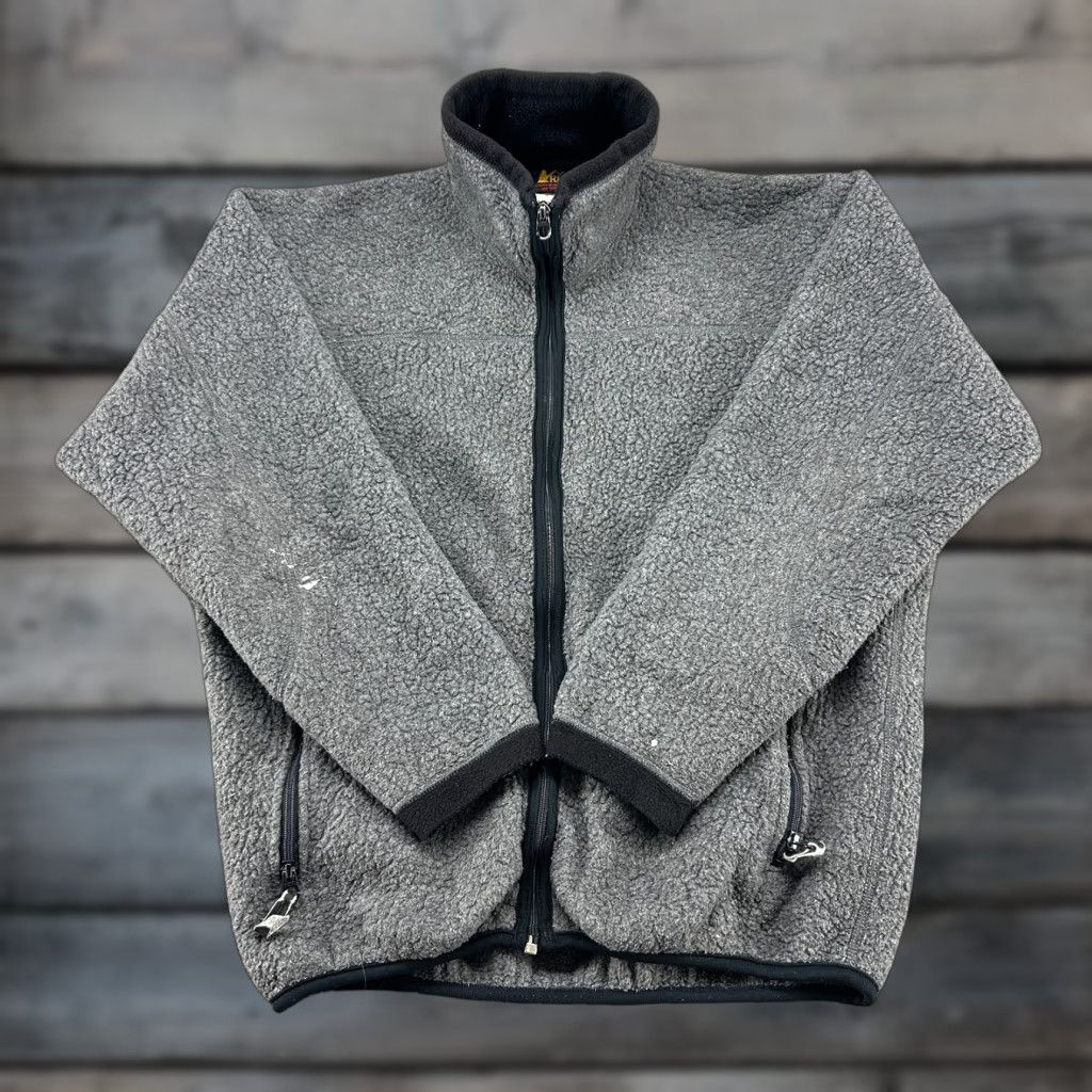 Vintage VINTAGE REI Jacket Mens M Grey Fleece Mock Full Zip Polartec Talon 80s Size US M / EU 48-50 / 2 - 1 Thumbnail