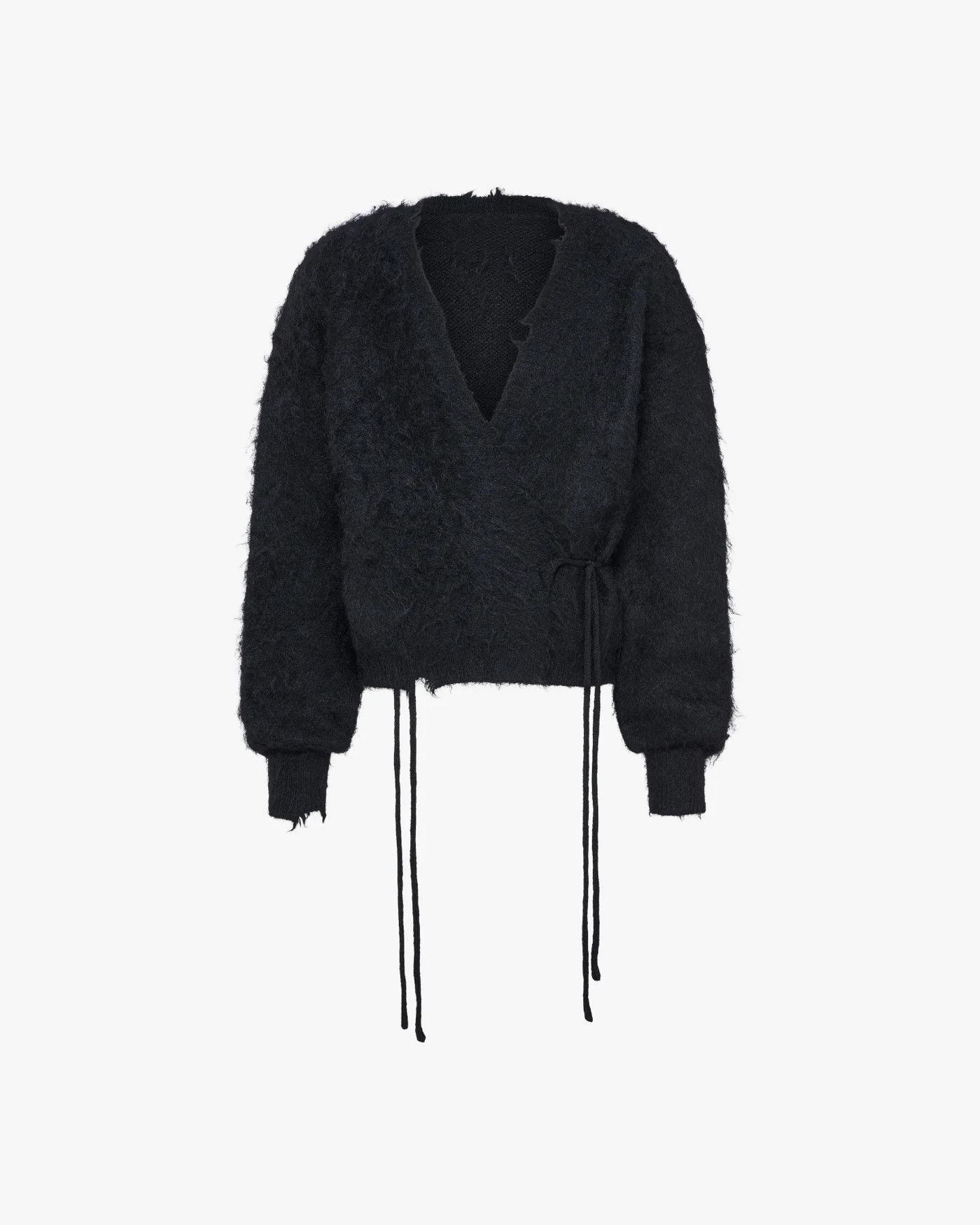 Unvain Studios MOHAIR KIMONO CARDIGAN - BLACK Size US XL / EU 56 / 4 - 1 Thumbnail