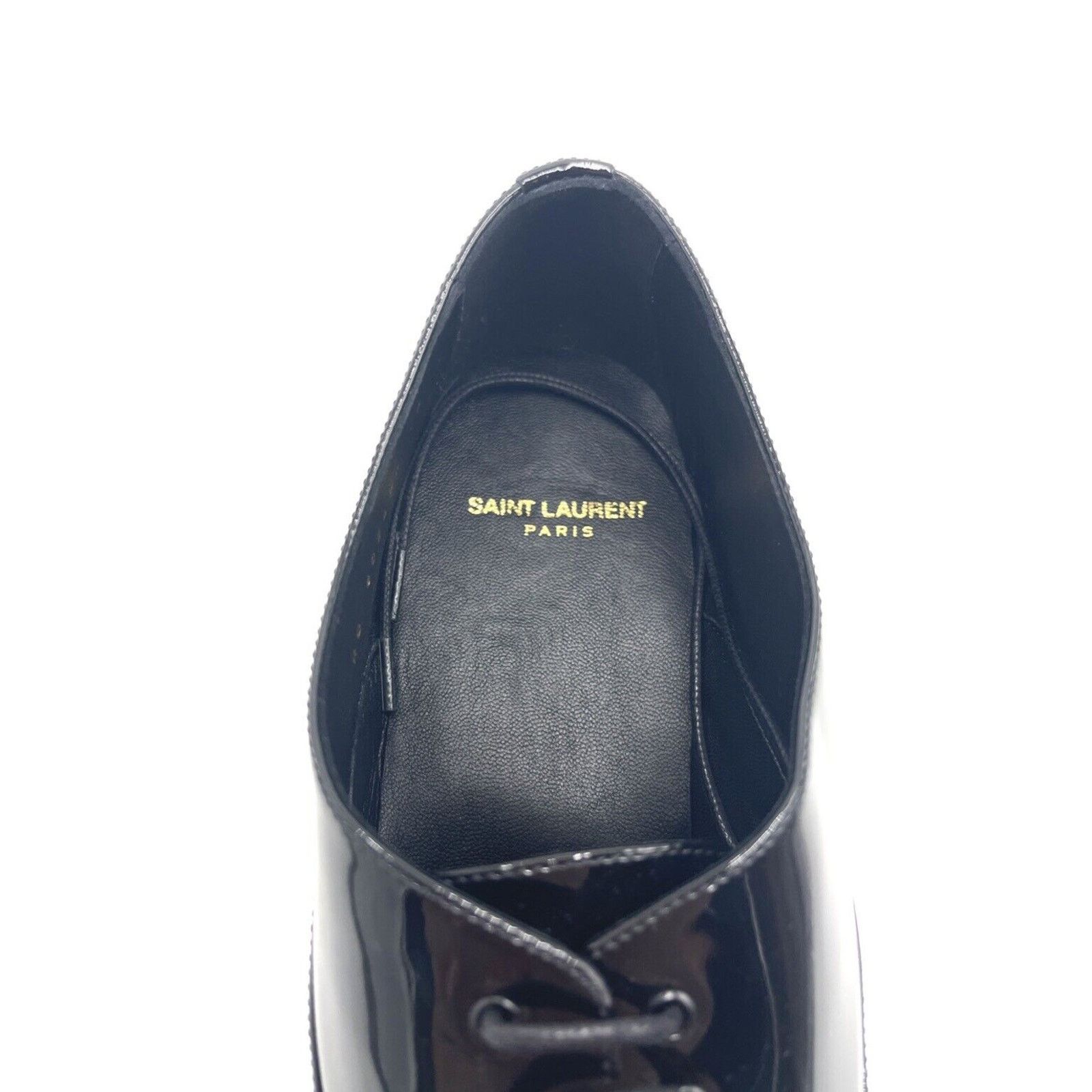 Saint Laurent Paris Tuxedo Marius 25 lace-up shoes In Black Size 7/ EU 40 Size US 7 / EU 40 - 5 Thumbnail