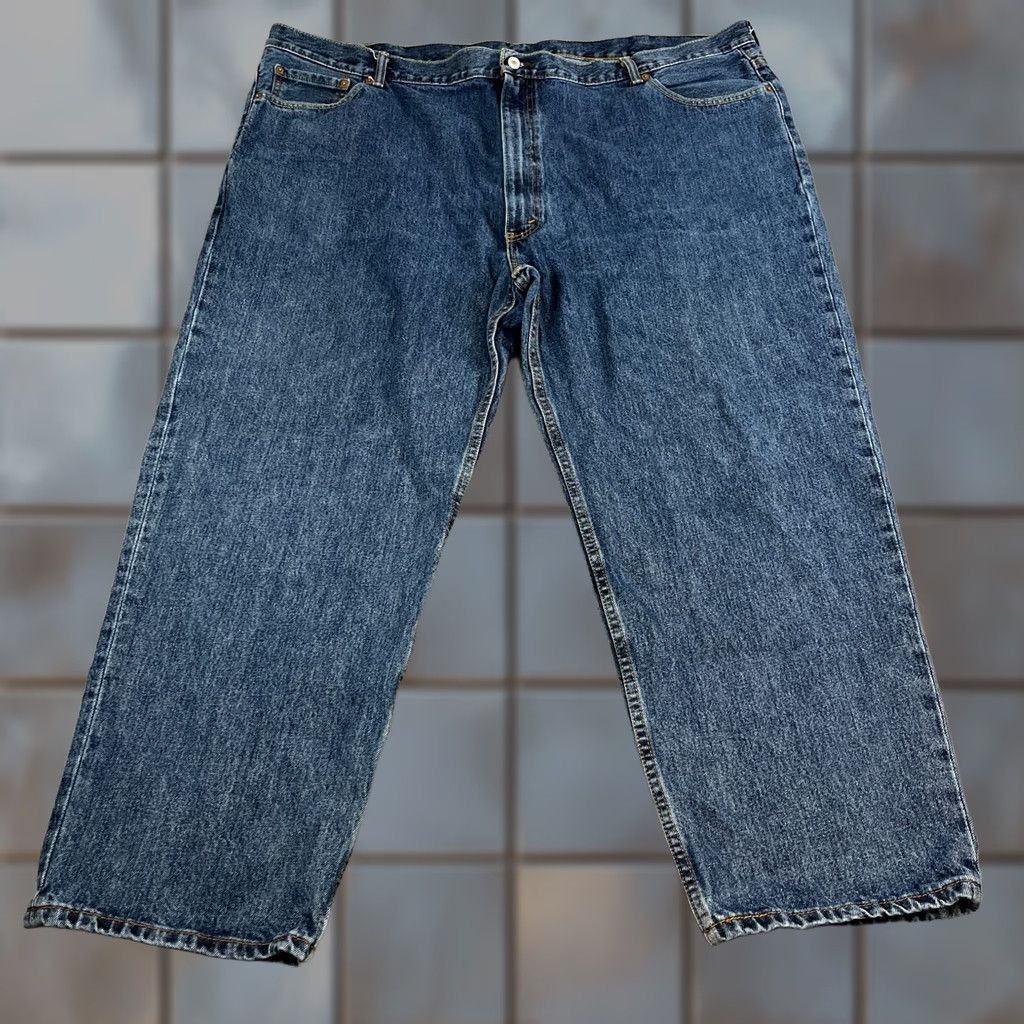 Levi's Levi's Jeans Regular Straight 52 30 Mid Wash Denim Zip Fly 100% Cotton Mens Size US 36 / EU 52 - 1 Thumbnail