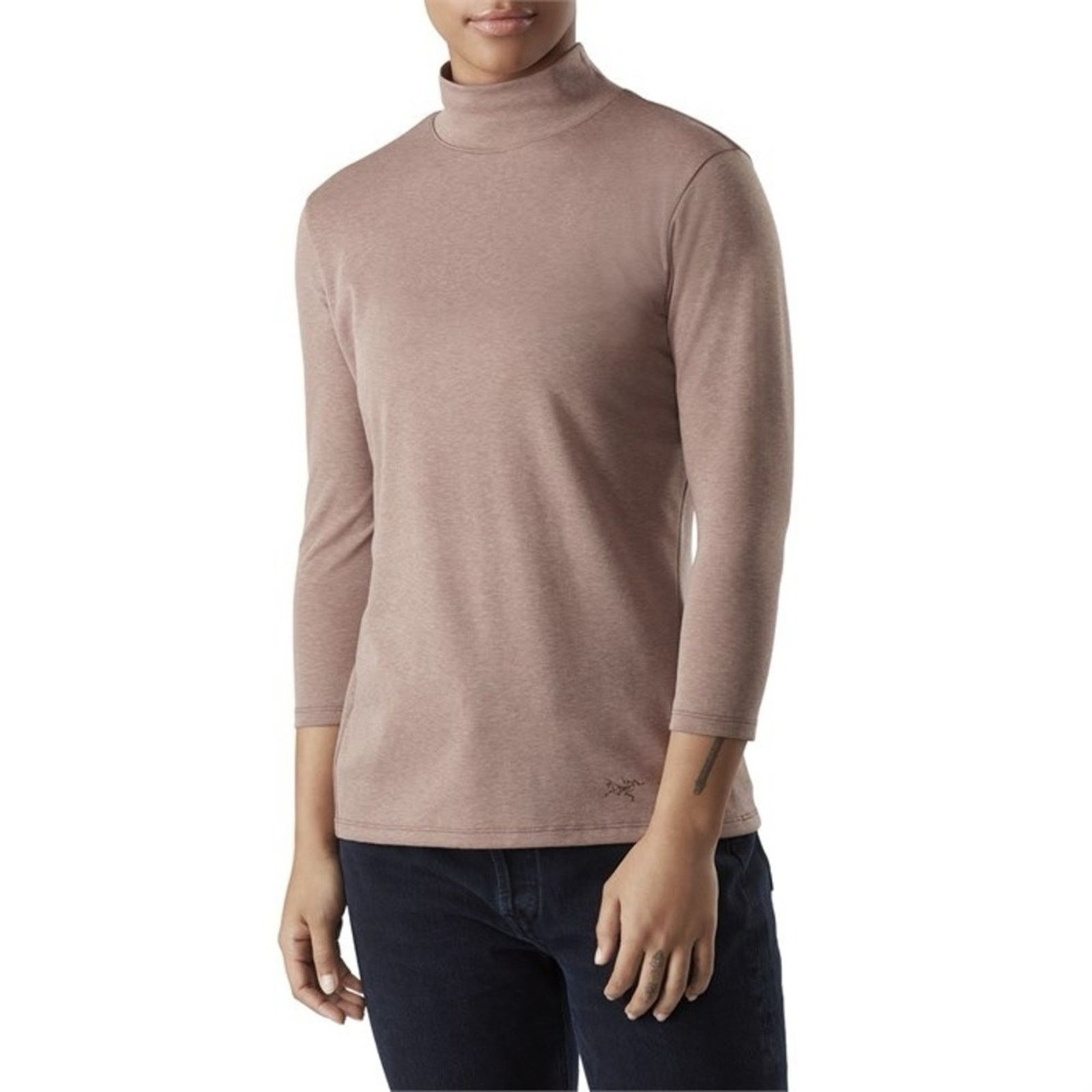 Arc'teryx Arc'teryx Lumin Mock Neck High Neck Turtle Neck Top Orange S Size S / US 4 / IT 40 - 7 Thumbnail