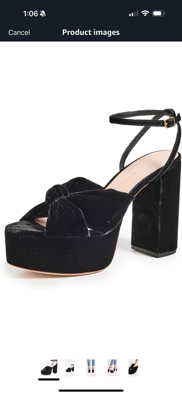 Loeffler Randall Loeffler Randall Women's Roz Knot Platform Heels Size US 10 / IT 40 - 1 Thumbnail
