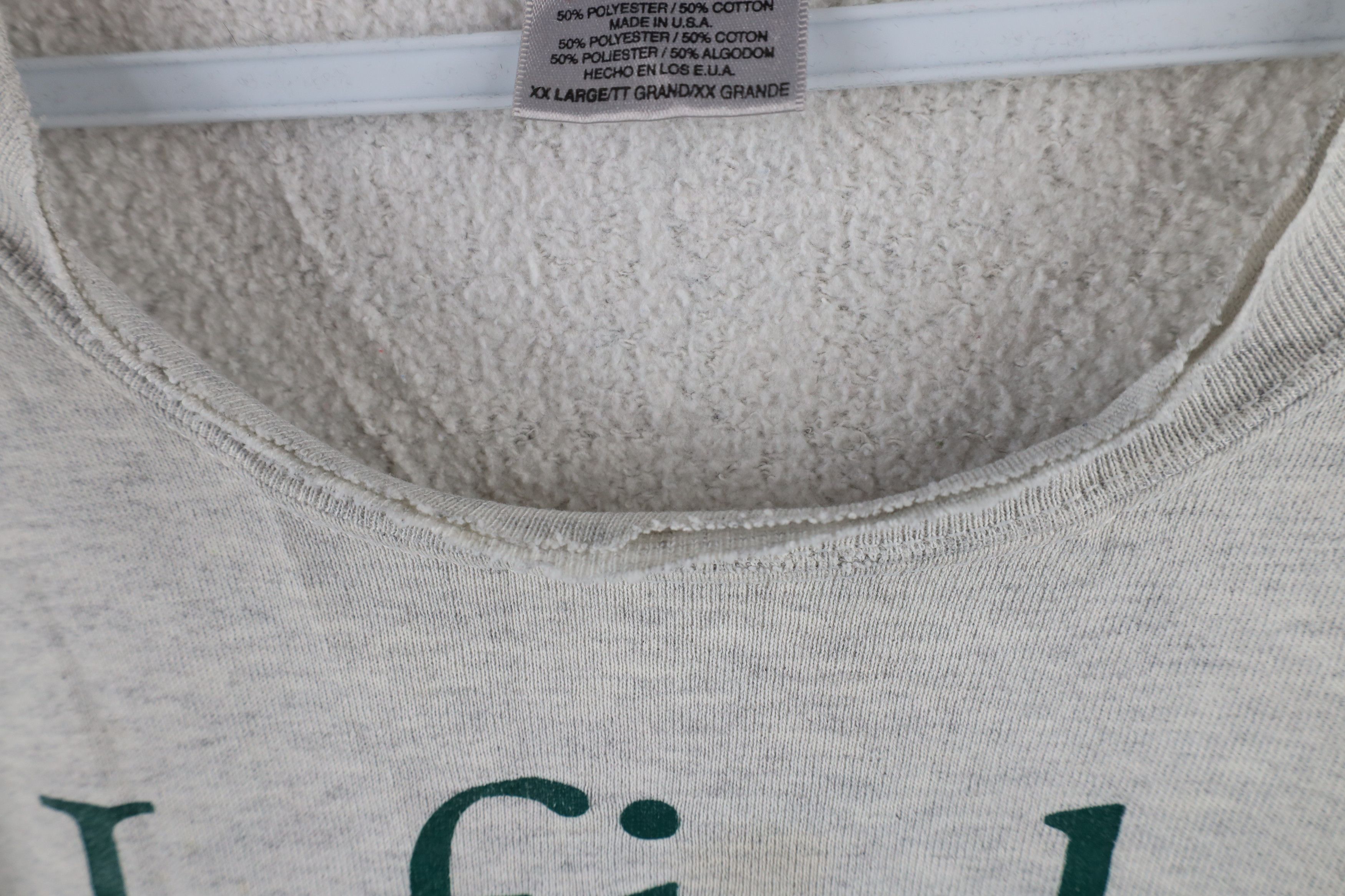 Vintage Vintage 90s Spell Out I Fish Therefore I Lie Sweatshirt USA Size US XXL / EU 58 / 5 - 8 Thumbnail