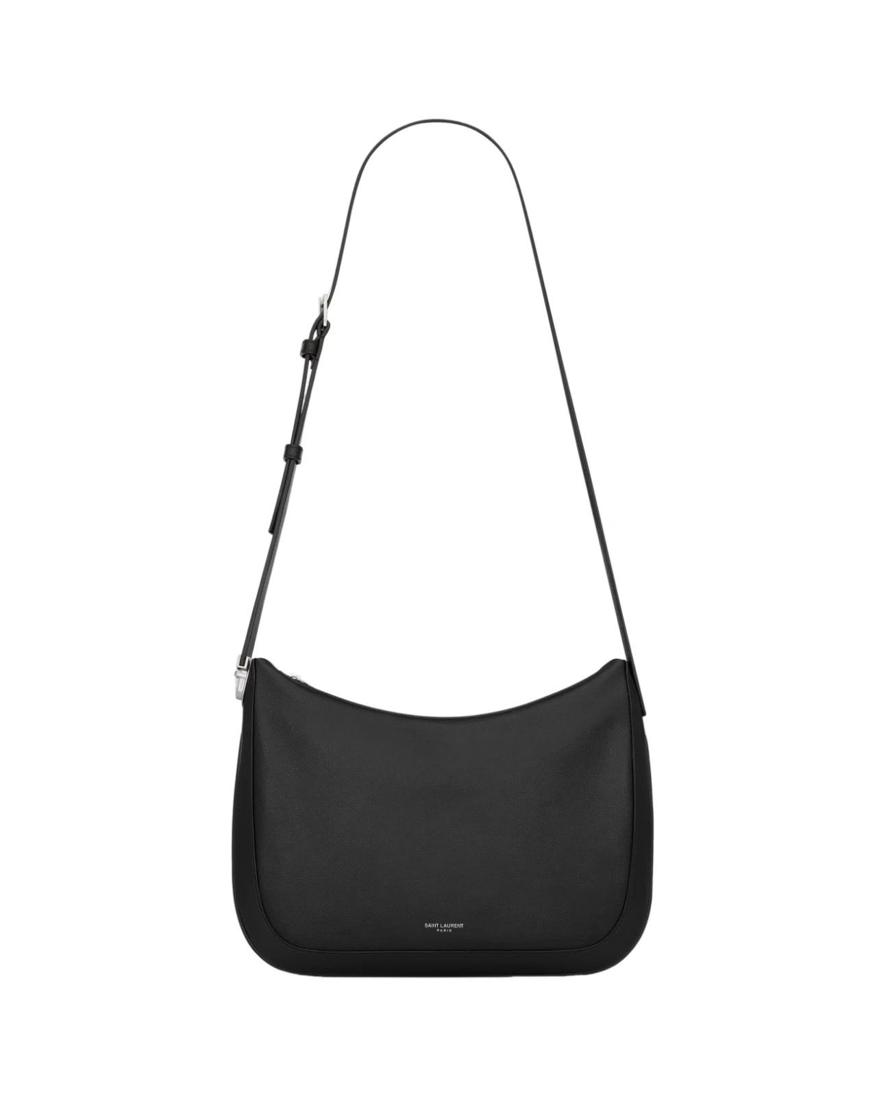 SAINT LAURENT Tuc Black Leather Hobo Bag New