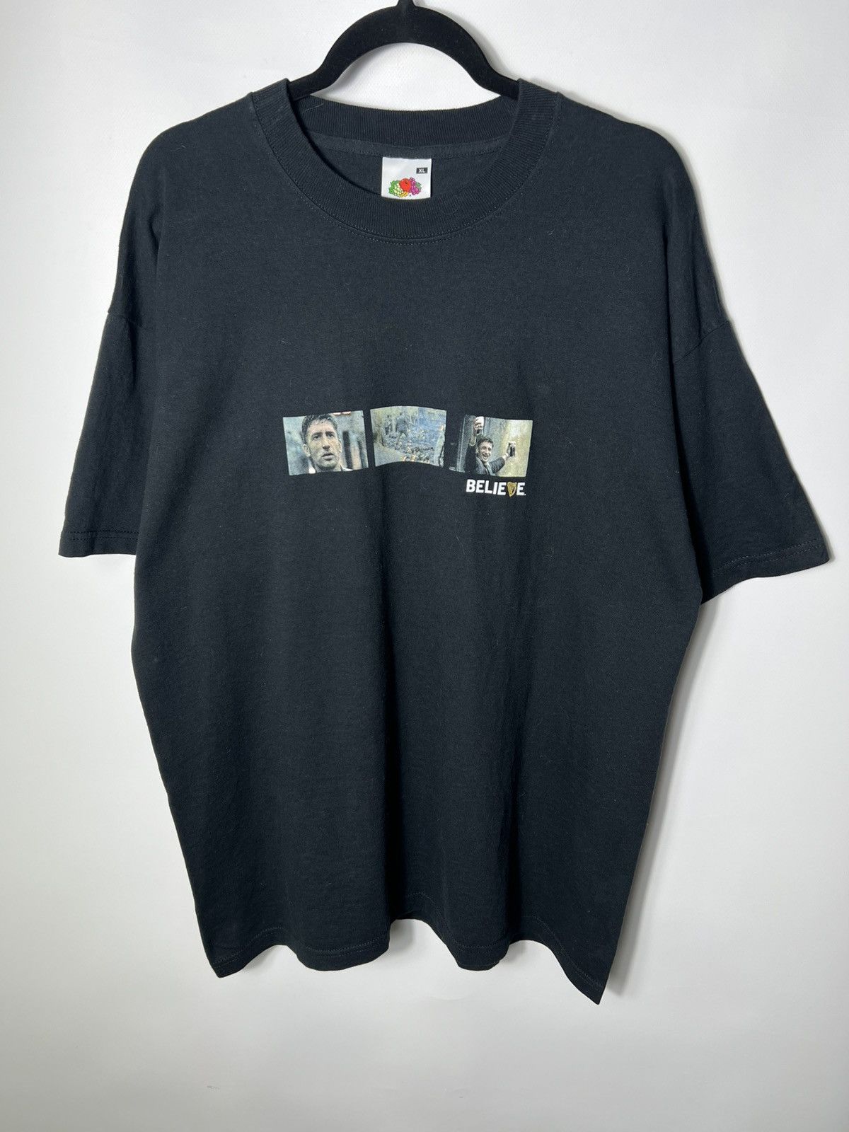 Vintage VINTAGE 00s GUINNESS Bear BELIEVE TEE BLACK T-SHIRT Size US XL / EU 56 / 4 - 1 Thumbnail