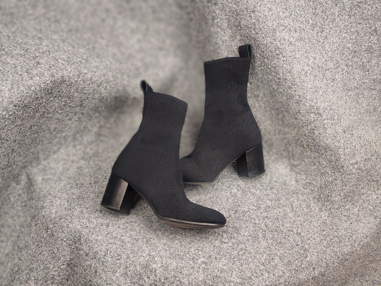 Zadig & Voltaire Zadig & Voltaire Design Studded Accents Sock Black Boots Size US 6 / IT 36 - 18 Thumbnail