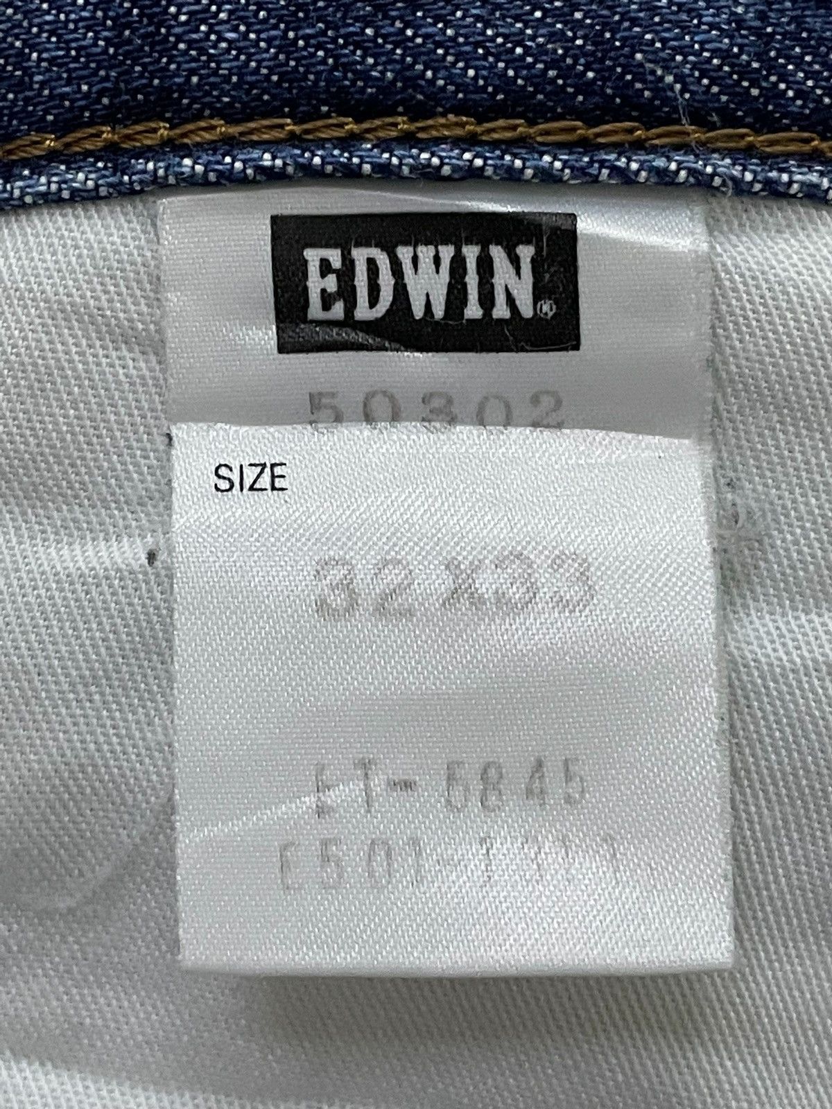Edwin × Japanese Brand × Vintage Vintage Edwin 503Z Stone Wash Loose Straight Jeans Size US 30 / EU 46 - 19 Thumbnail