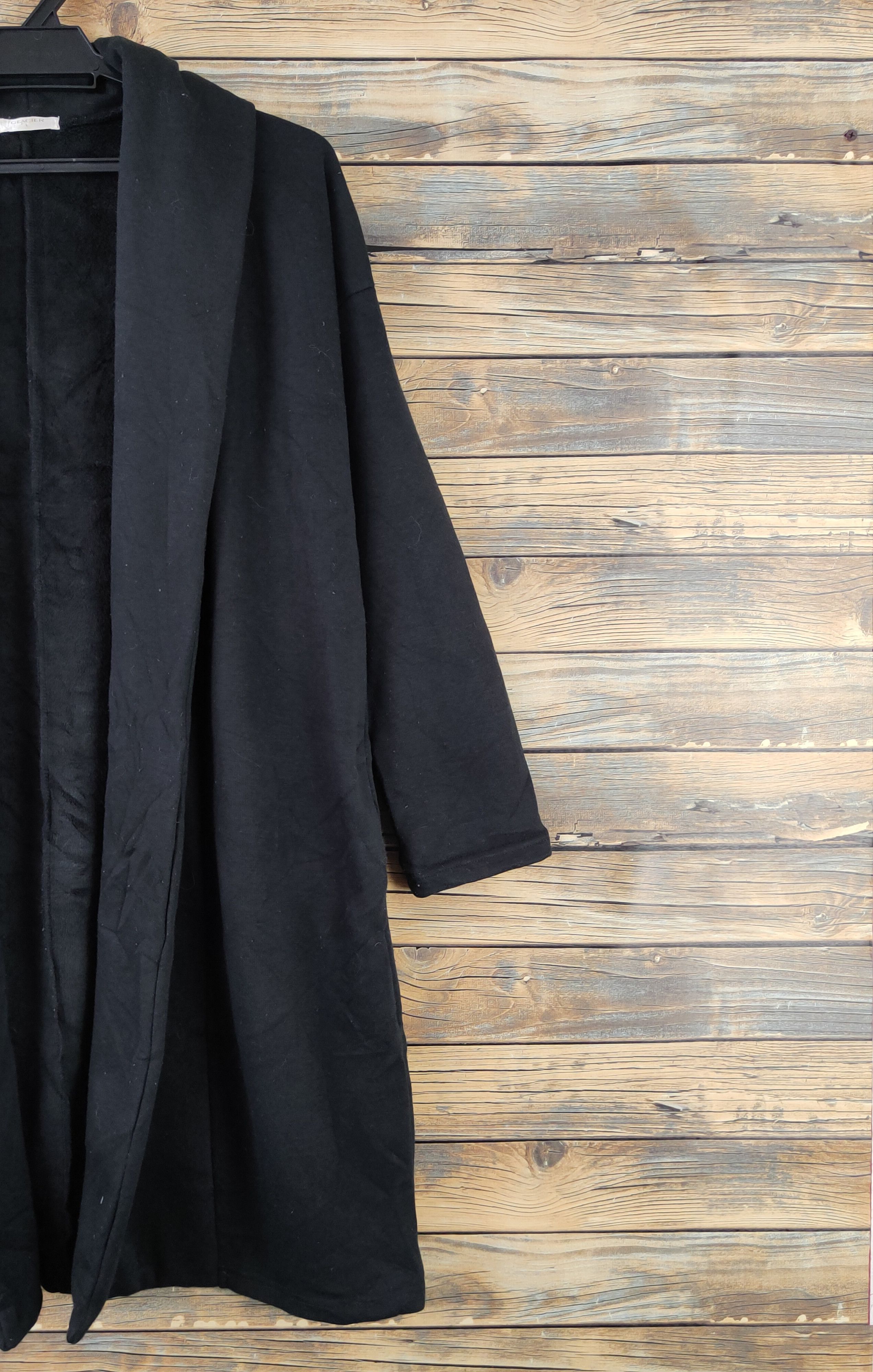 Japanese Brand × Vintage Avant Garde Fashion by Glacier Black Long Cardigan Size L / US 10 / IT 46 - 5 Thumbnail