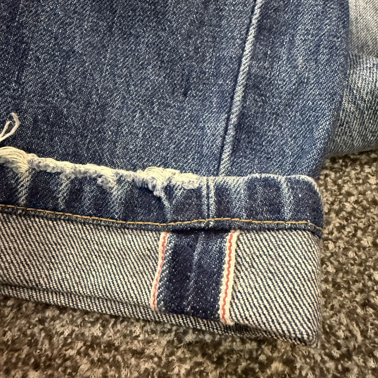 Edwin 🔥🇯🇵 Japanese Distressed Selvedge Edwin 505 Aging Faded Denim Size US 29 - 11 Thumbnail