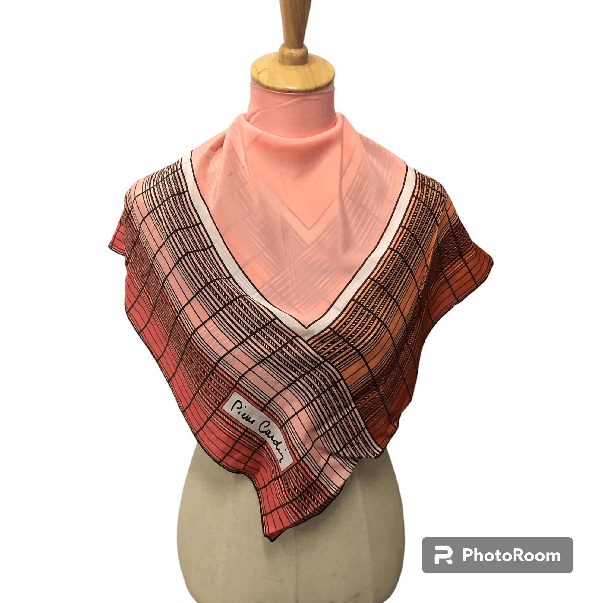 Pierre Cardin Pierre Cardin Luxury Hand Rolled Silk Scarf M1128 Size ONE SIZE - 1 Thumbnail