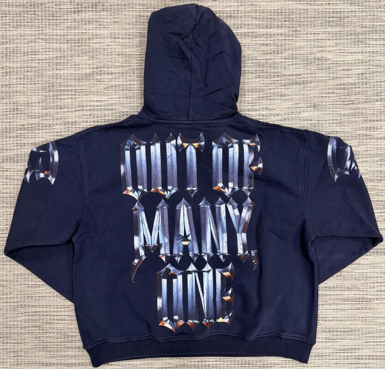 Godspeed Godspeed Navy Wash Chrome Mono Hoodie Size US L / EU 52-54 / 3 - 2 Thumbnail