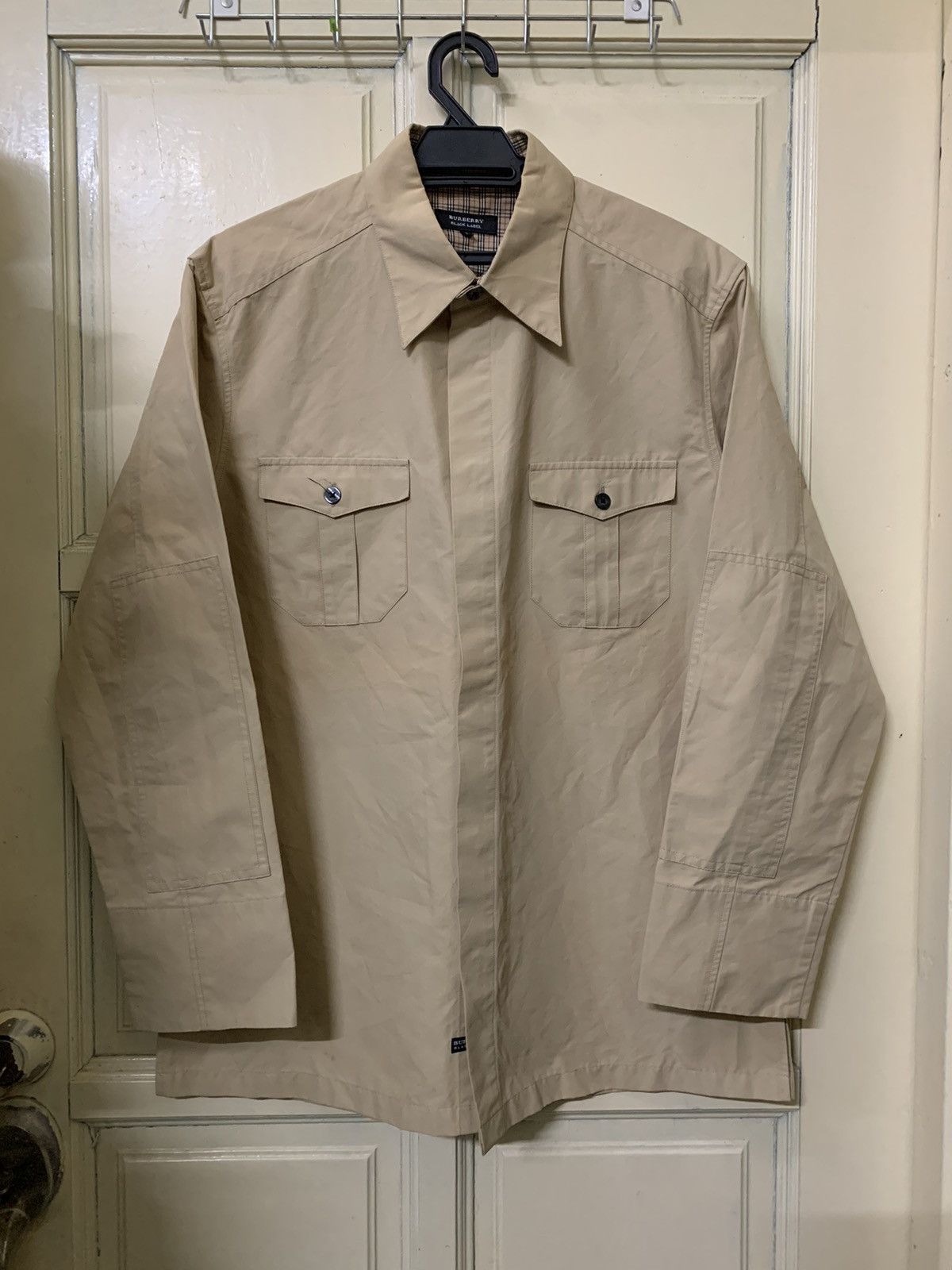 Burberry 💥Burberry Black Label Nova Check Button Shirt Size US L / EU 52-54 / 3 - 3 Thumbnail