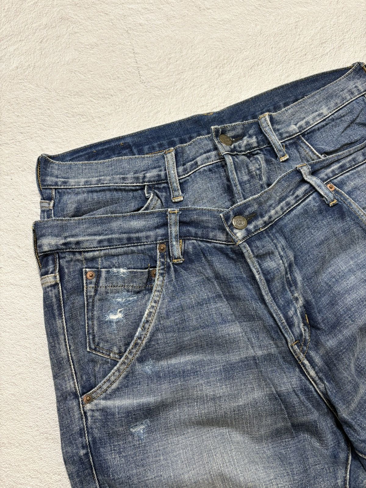 Hysteric Glamour 2000s RNA japan wash denim double Wasit y2k style Size US 32 / EU 48 - 3 Thumbnail