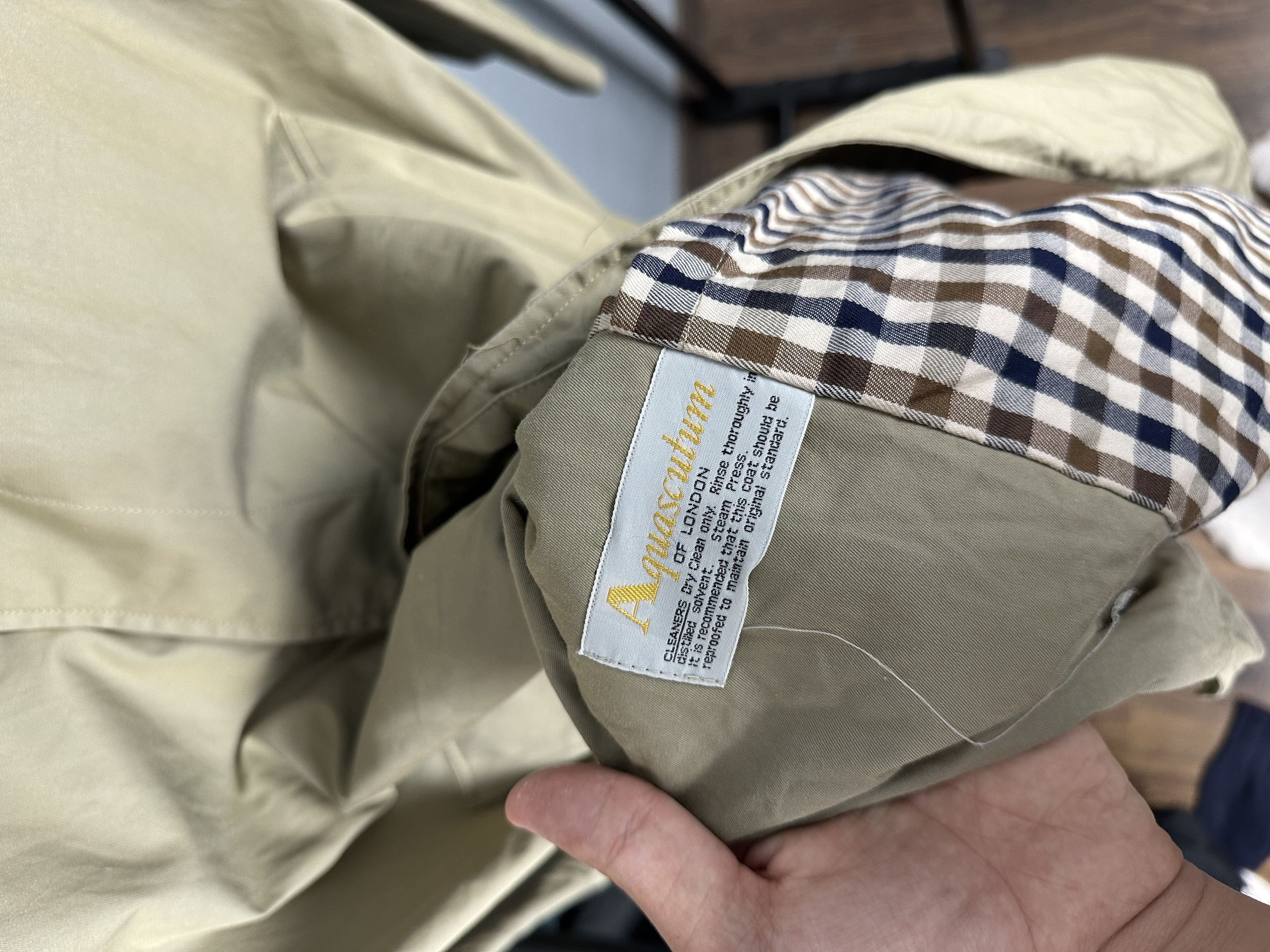 Aquascutum Aquascutum Vintage Mens Trench Coat Size US XL / EU 56 / 4 - 3 Thumbnail