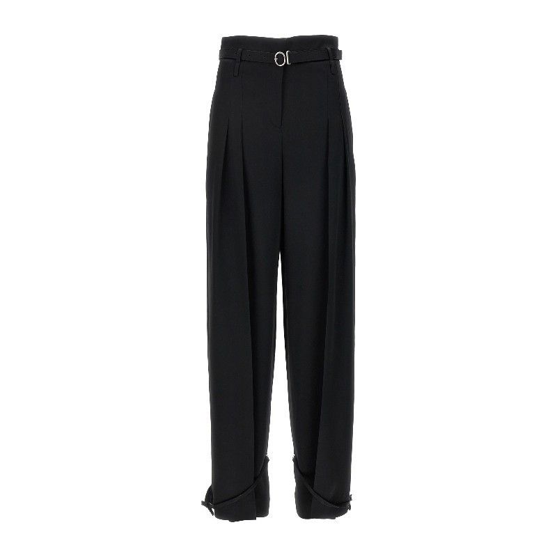 Jil Sander o1w1db10825 Trouser in Black Size 27" / US 4 / IT 40 - 1 Thumbnail