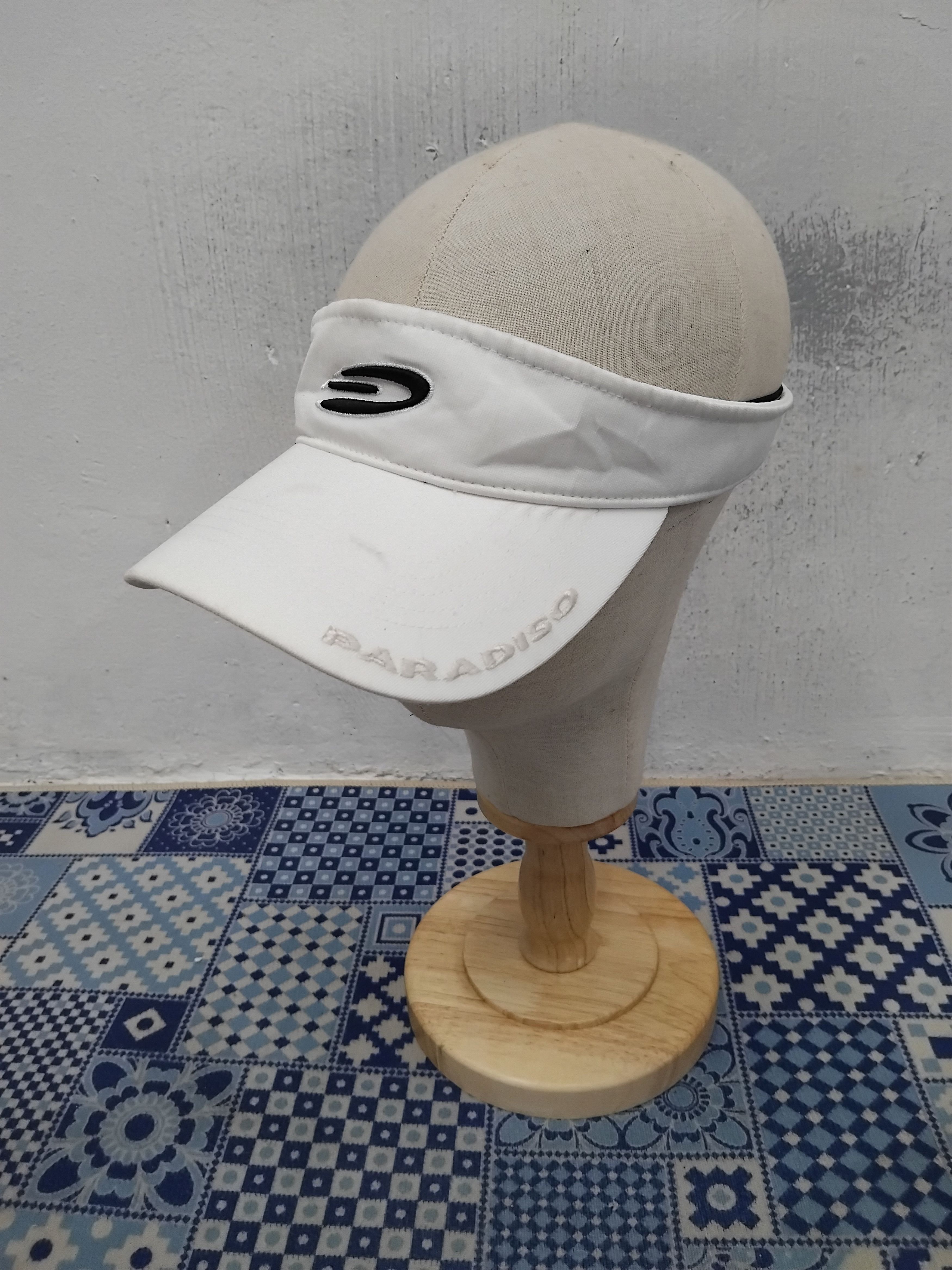 Japanese Brand Paradiso golf white colour half cap Size ONE SIZE - 1 Thumbnail