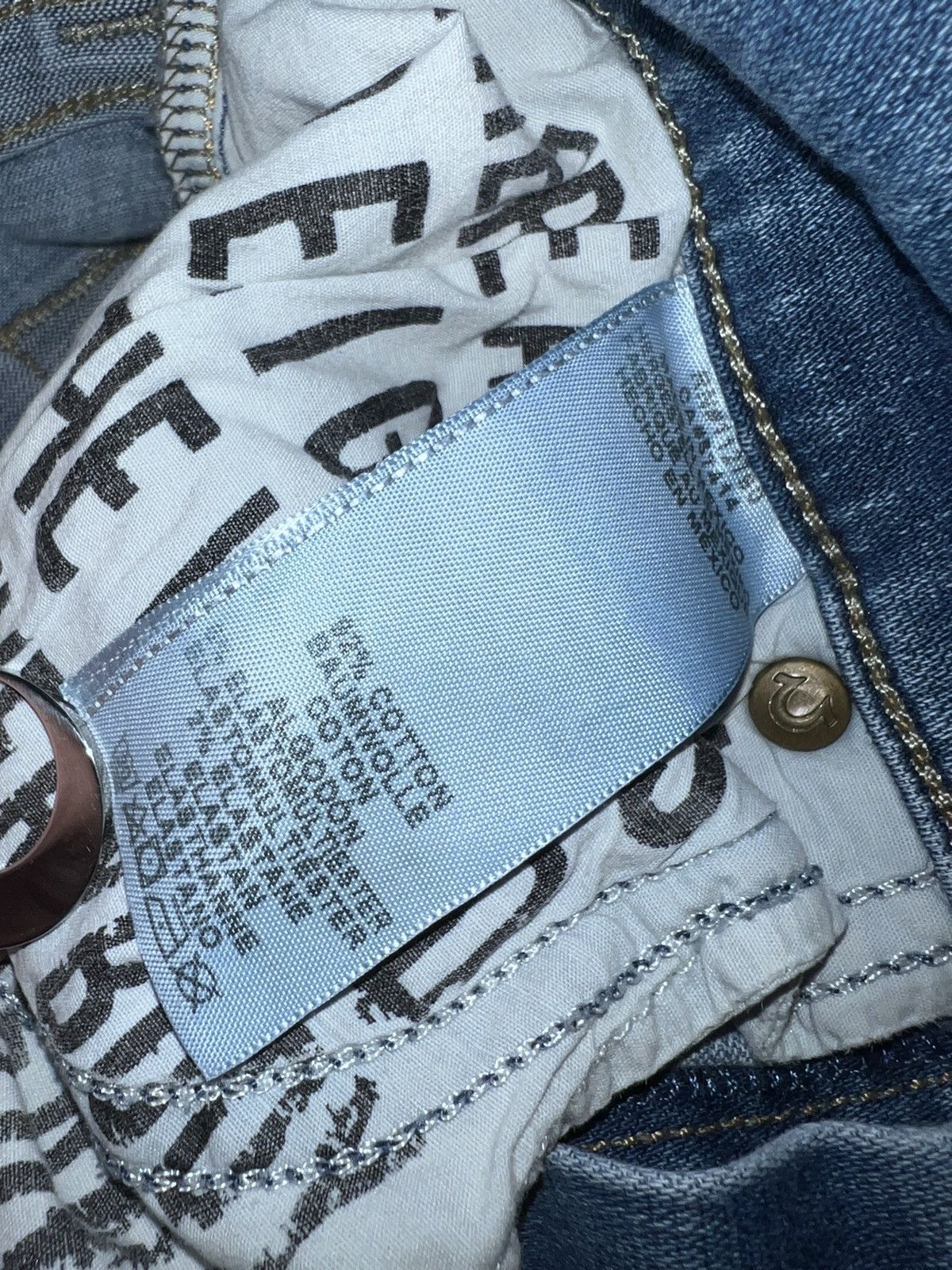 True Religion Relaxed Skinny Light Blue Denim | True Religion Size US 30 / EU 46 - 6 Thumbnail