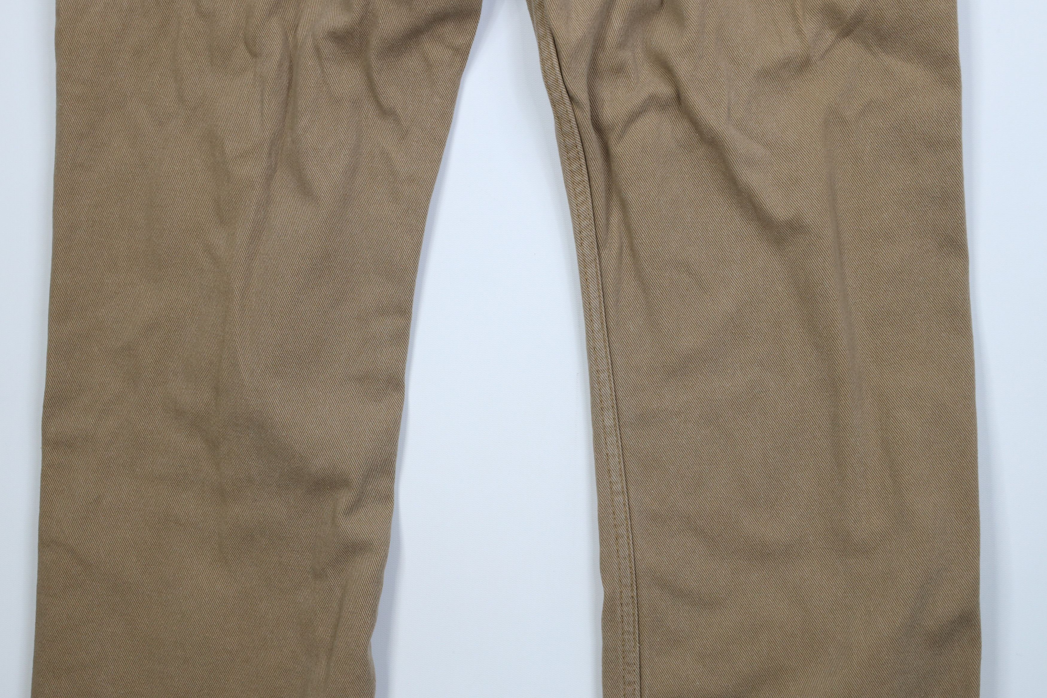 Vintage Vintage Streetwear Heavy Flannel Lined Wide Leg Jeans Beige Size US 38 / EU 54 - 10 Thumbnail