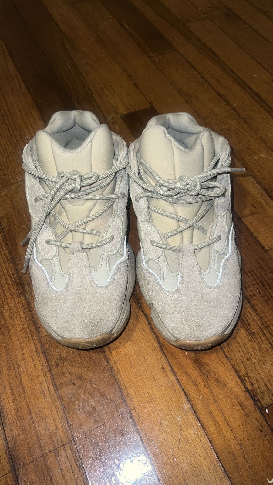 image of Yeezy Season Yeezy 500 Sand Shoes in Beige, Men's (Size 9)