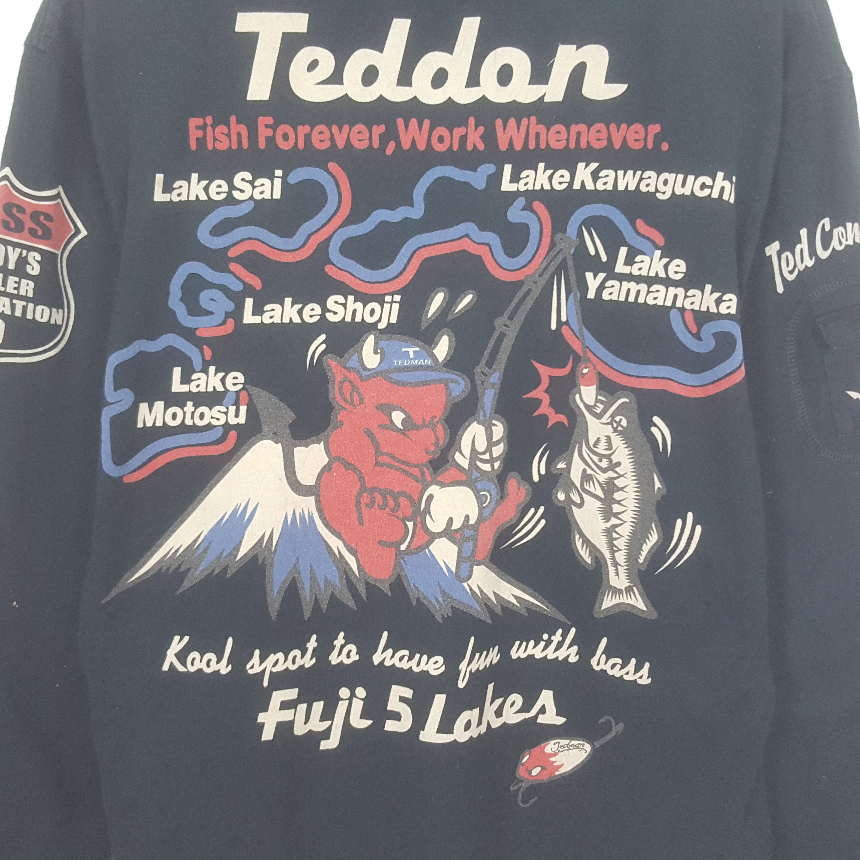 Japanese Brand Vintage Ted Company Fuji 5 Lakes T-shirt Size US M / EU 48-50 / 2 - 2 Thumbnail