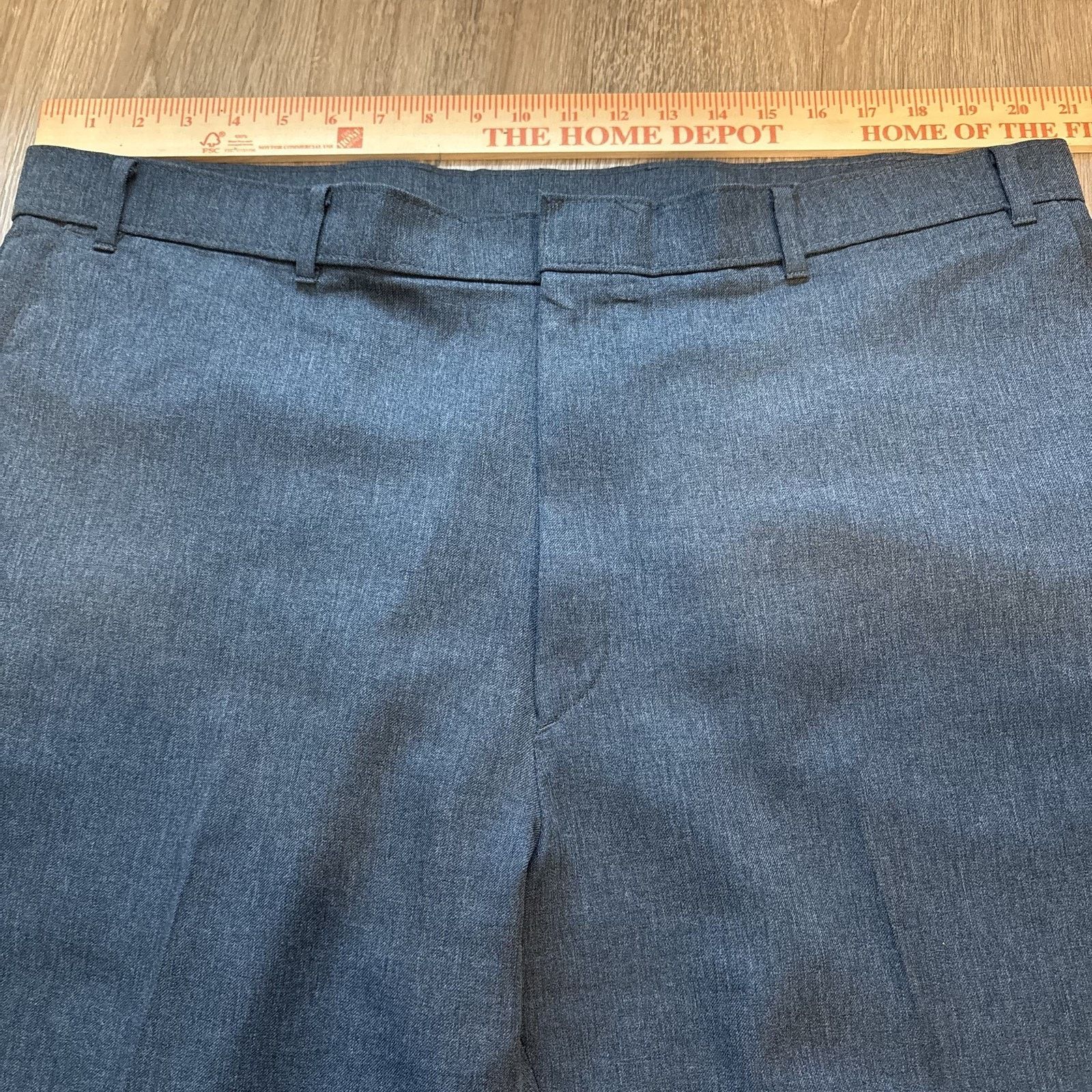 Levi's Levi's Action Slacks Men's 42x30 Blue Straight Leg Vintage Size US 42 / EU 58 - 3 Thumbnail