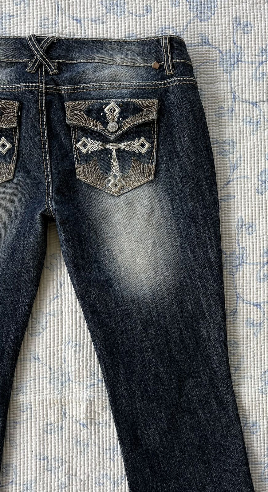 Almost Famous Almost Famous Streetwear Flared Distressed Denim Size US 34 / EU 50 - 11 Thumbnail