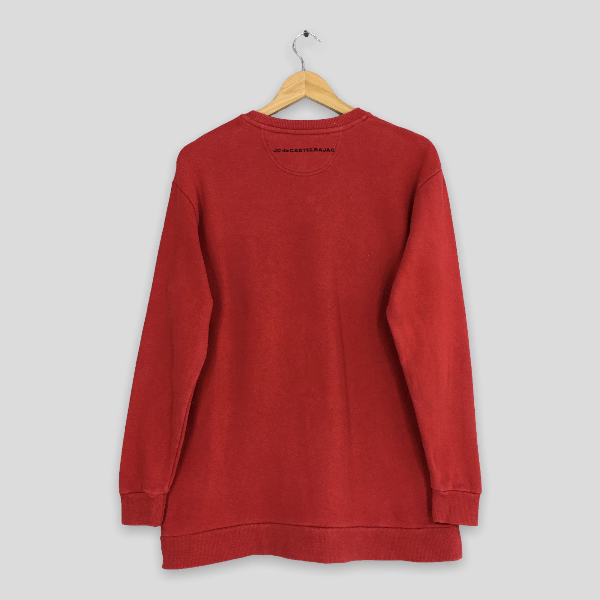 Jean Charles De Castelbajac Vintage Jc De Castelbajac Sports Red Sweatshirt Medium Size US M / EU 48-50 / 2 - 7 Thumbnail