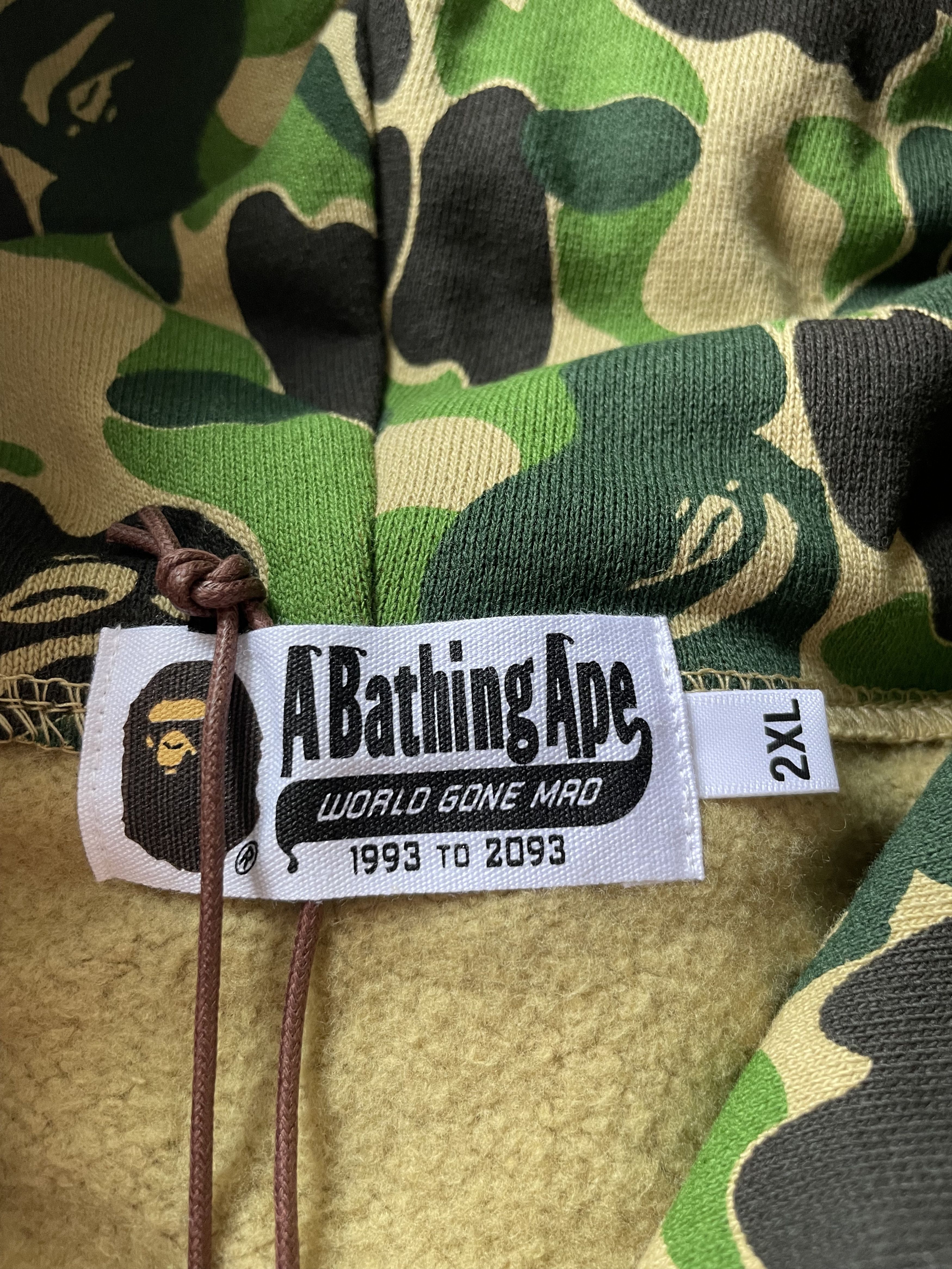 Bape BAPE ABC CAMO SHARK FULL ZIP HOODIE Size US XXL / EU 58 / 5 - 9 Thumbnail