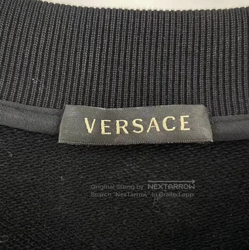 Versace Versace Black Cotton Long Sleeve Sweatshirt . Size US XS / EU 42 / 0 - 3 Thumbnail