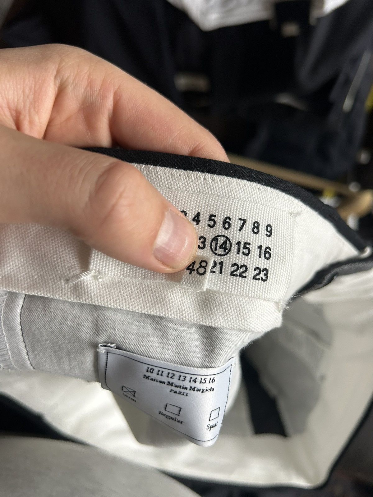 Maison Margiela Maison Martin Margiela Herringbone Wool-Blend Trousers Size US 32 / EU 48 - 9 Thumbnail