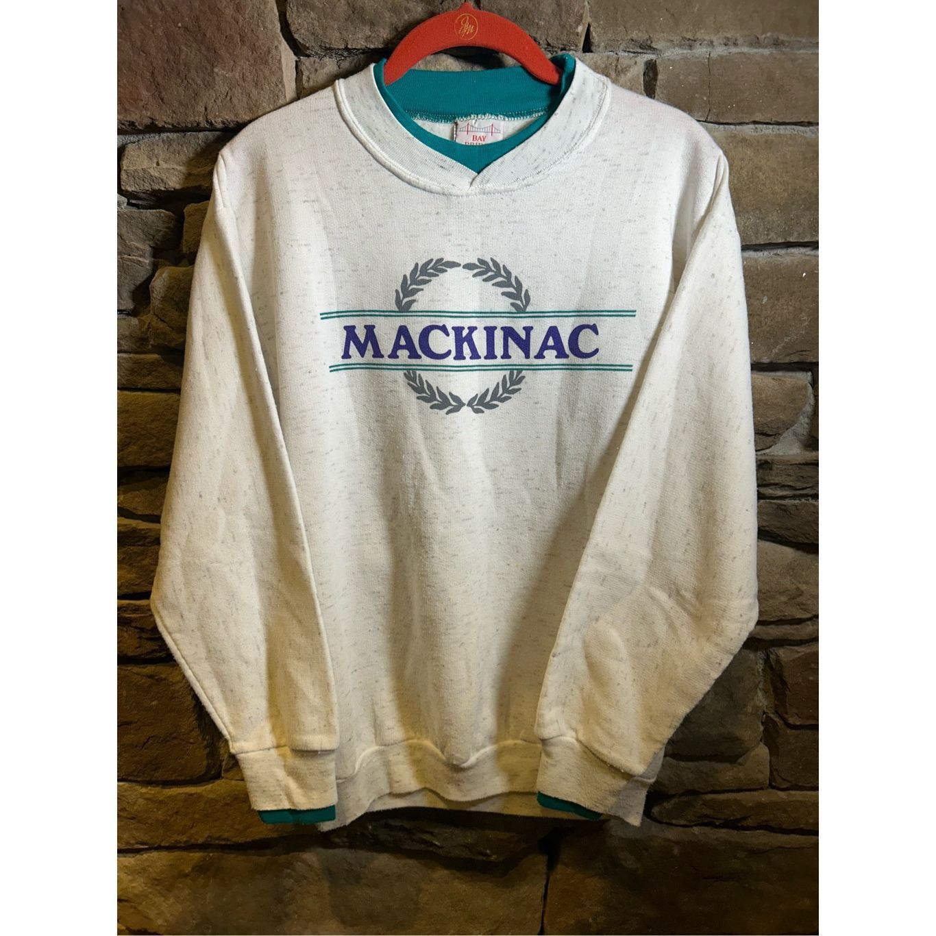 Vintage Vintage 1990s Mackinac Island Michigan Sweatshirt Crewneck Size US M / EU 48-50 / 2 - 1 Thumbnail
